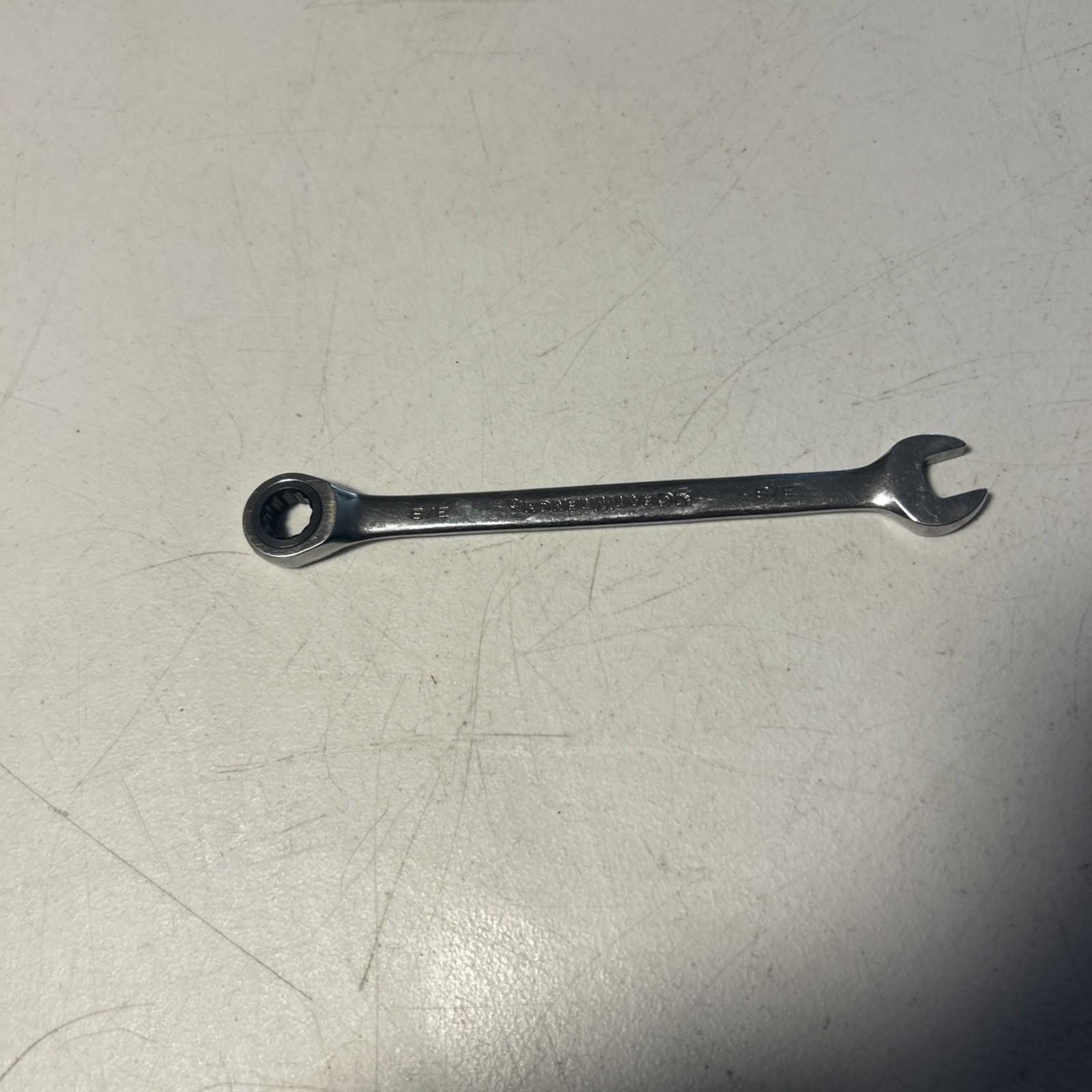GearWrench – 3/8” Ratcheting Combination Wrench, 12 Point Wrench