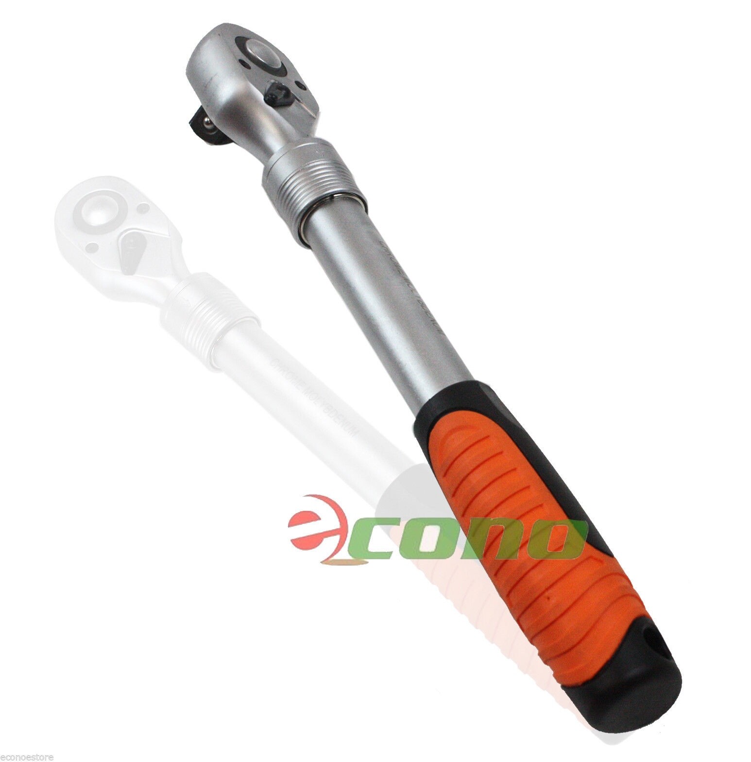 Heavy Duty 1/2″ Dr Long Handle Ratchet Extendable from 12″ to 17 1/2″