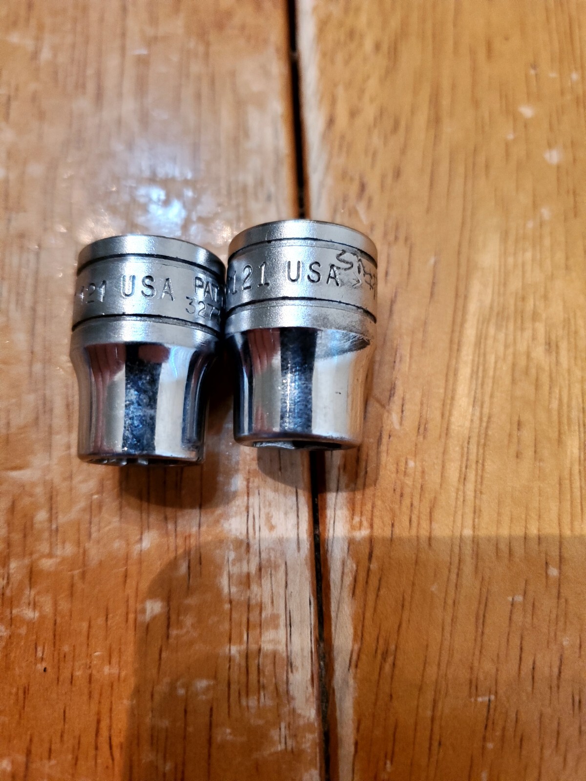 Snap On 3/8″ Drive 3/8″ 6&12PT Shallow Chrome Sockets Lot Of 2