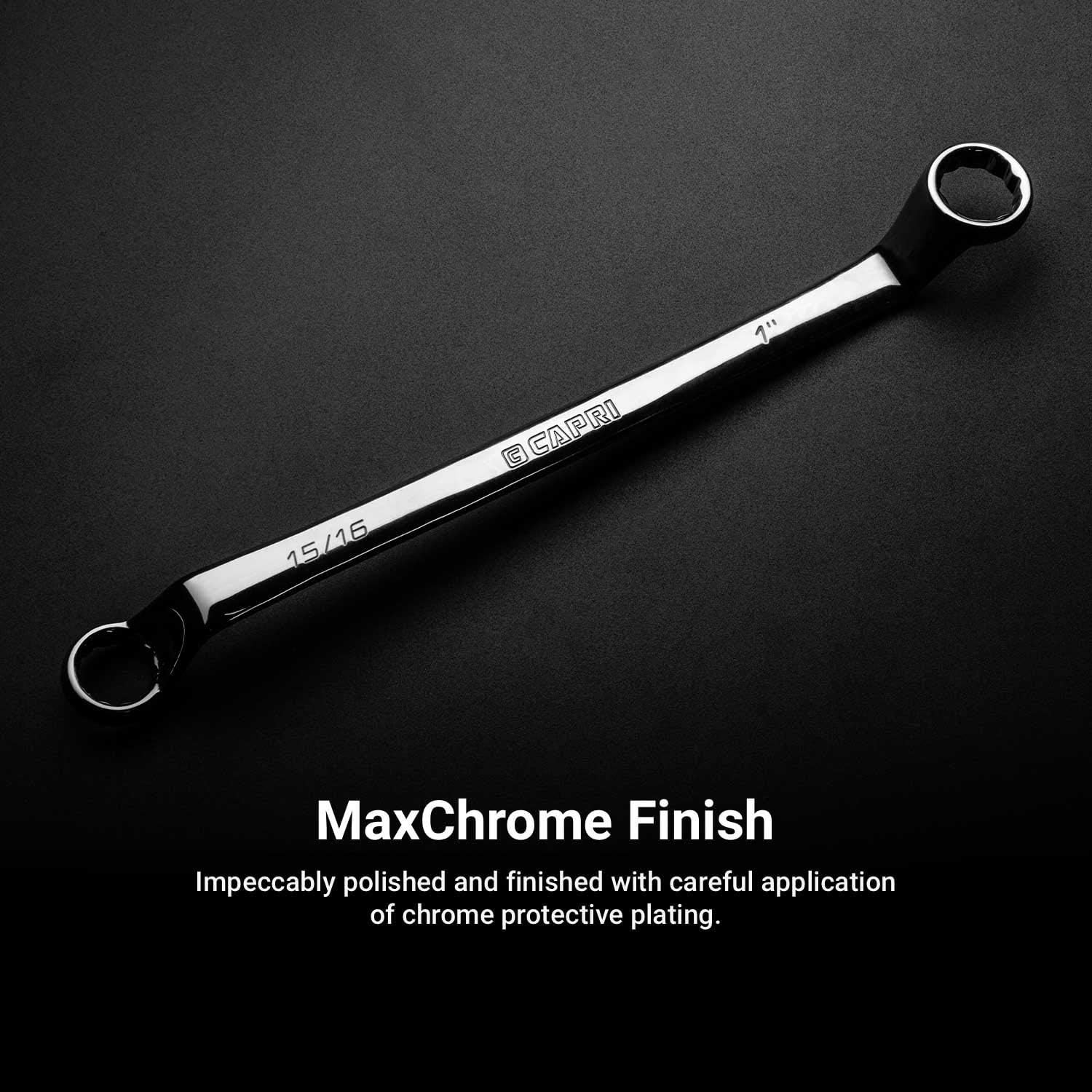 1/2 x 9/16 in. 75-Degree Deep Offset Double Box End Wrench
