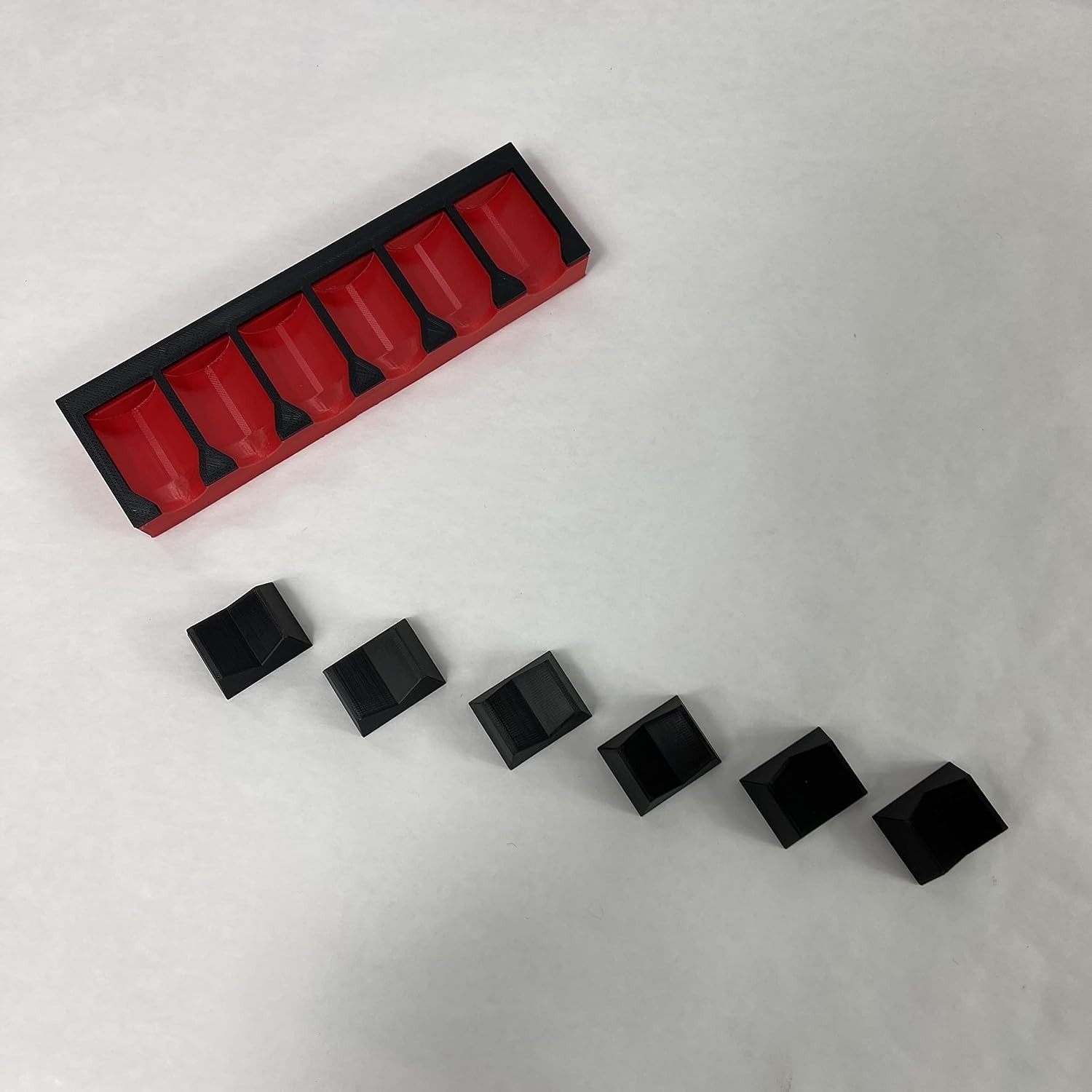 MagAttach Socket Extension Organizers 3 Piece Set, Red/Black