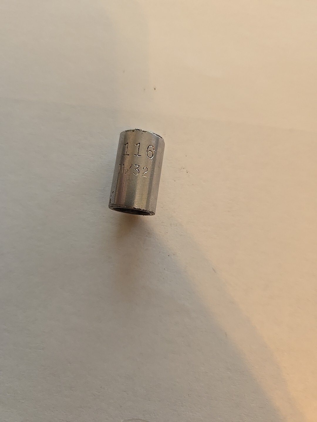 Mac Tools Sabina 1/4″ Drive 11/32″ 6PT SAE Shallow Chrome Socket USA M116