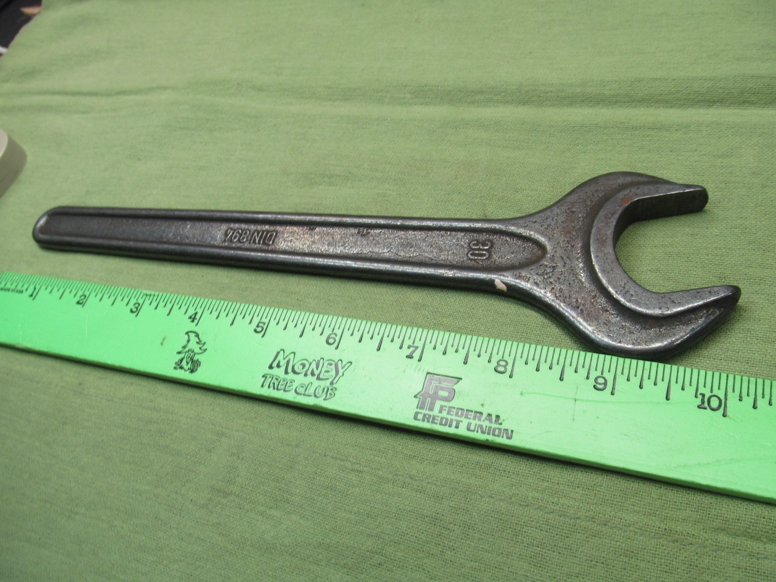 Pair WGB German Made Wrenches -30mm Single Open End & 17mm x 22mm Dbl Open End