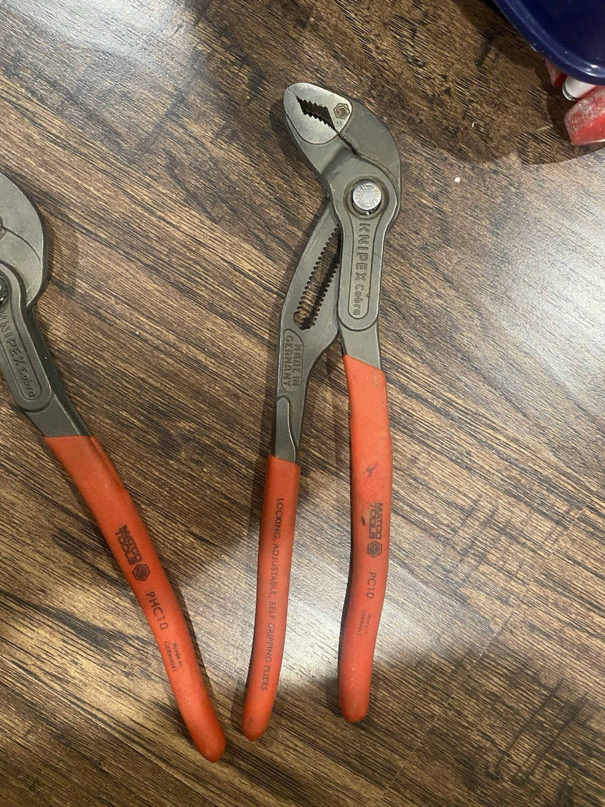 Knipex 10″ Cobra Pliers Matco Tools PC10 Locking Adjustable Self Crimping Pliers