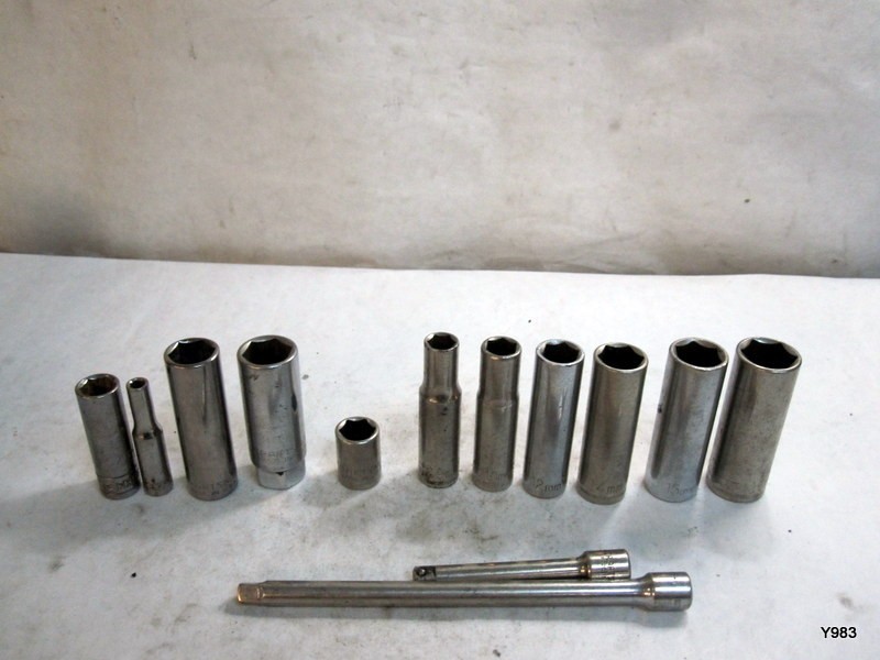Craftsman socket set, extensions see description for details 13pc set