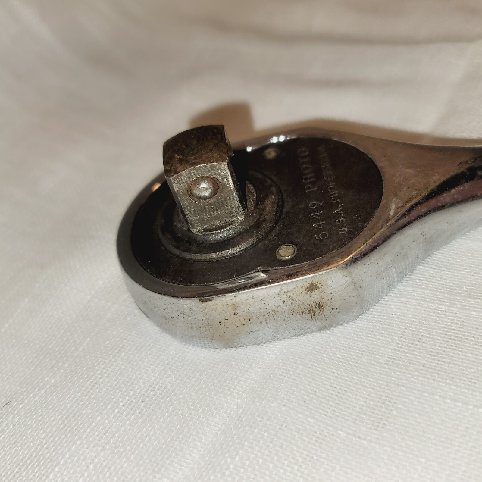 Vintage Proto Professional 1/2″ INCH Drive Ratchet 5449 Knurled Handle USA