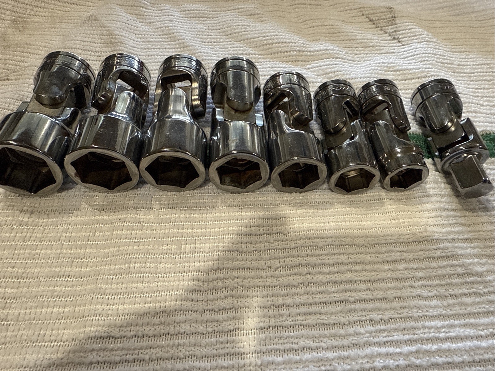 snap on swivel sockets 1/2 Drive 6 Pt 15/16,7/8,13/16,3/4,11/16,9/16, 2-1/2 Ex.