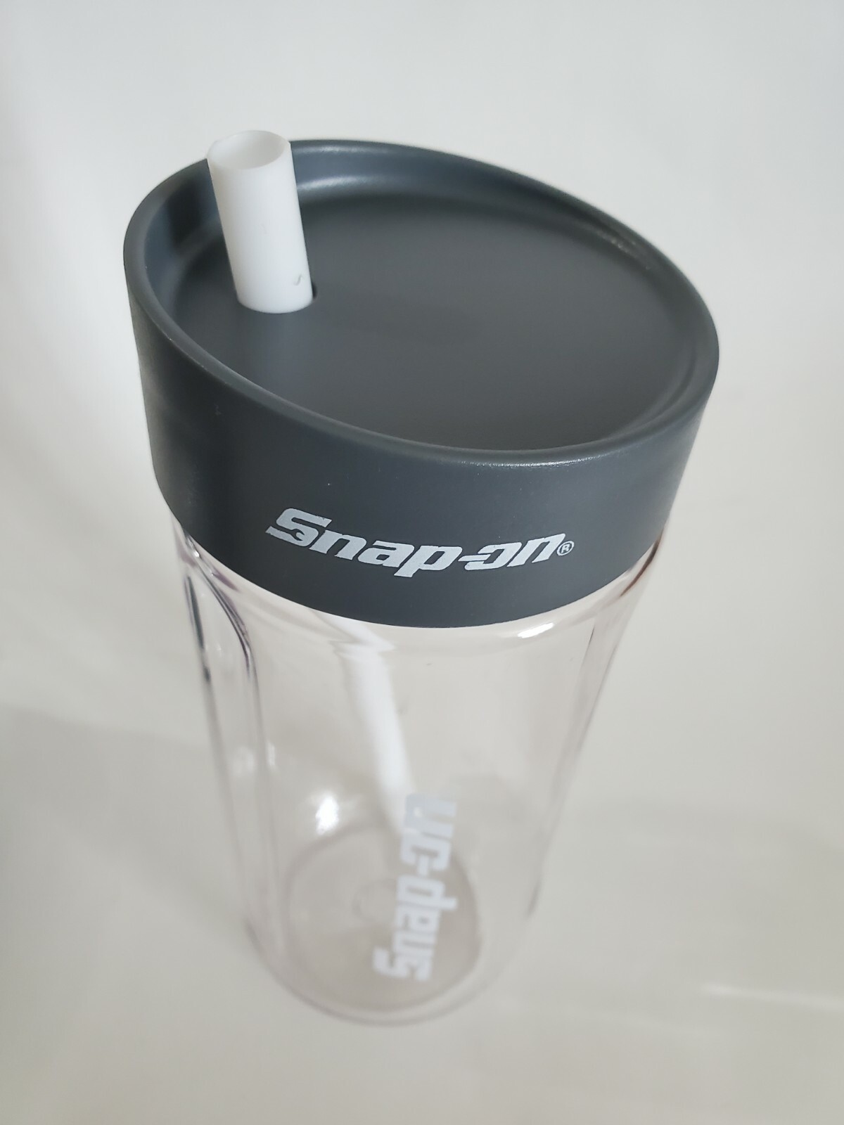 Snap-On Tools GRAY RETRO Smoothie Maker SSX21P137 W/Bottle & Straw NEW!!!!!!!!!!