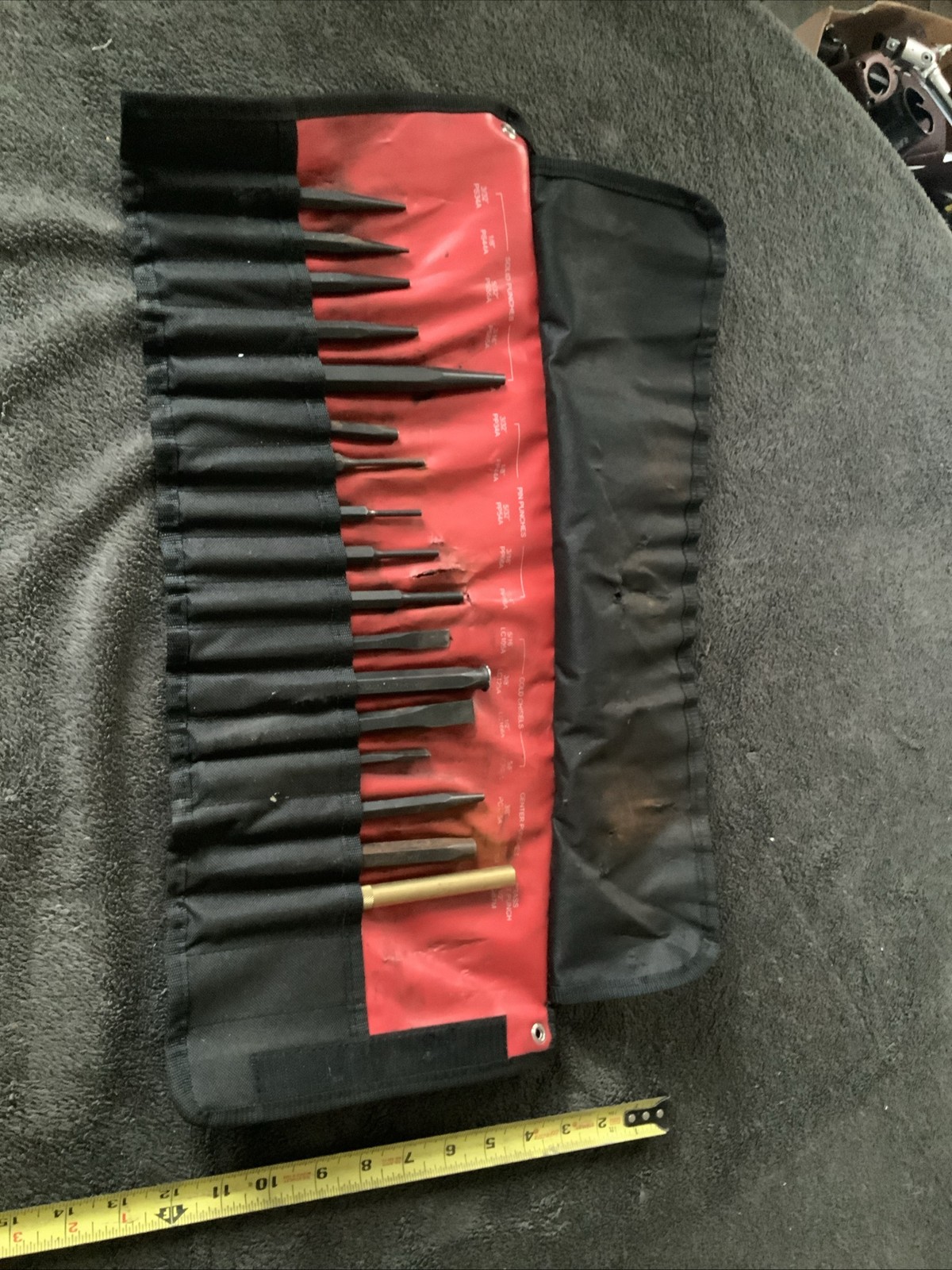 Matco Tools Spl17ka, 17pc Punch And Chisel Set, Used….see Pics…