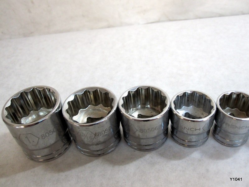 10 pc GEARWRENCH 805 12 point see description