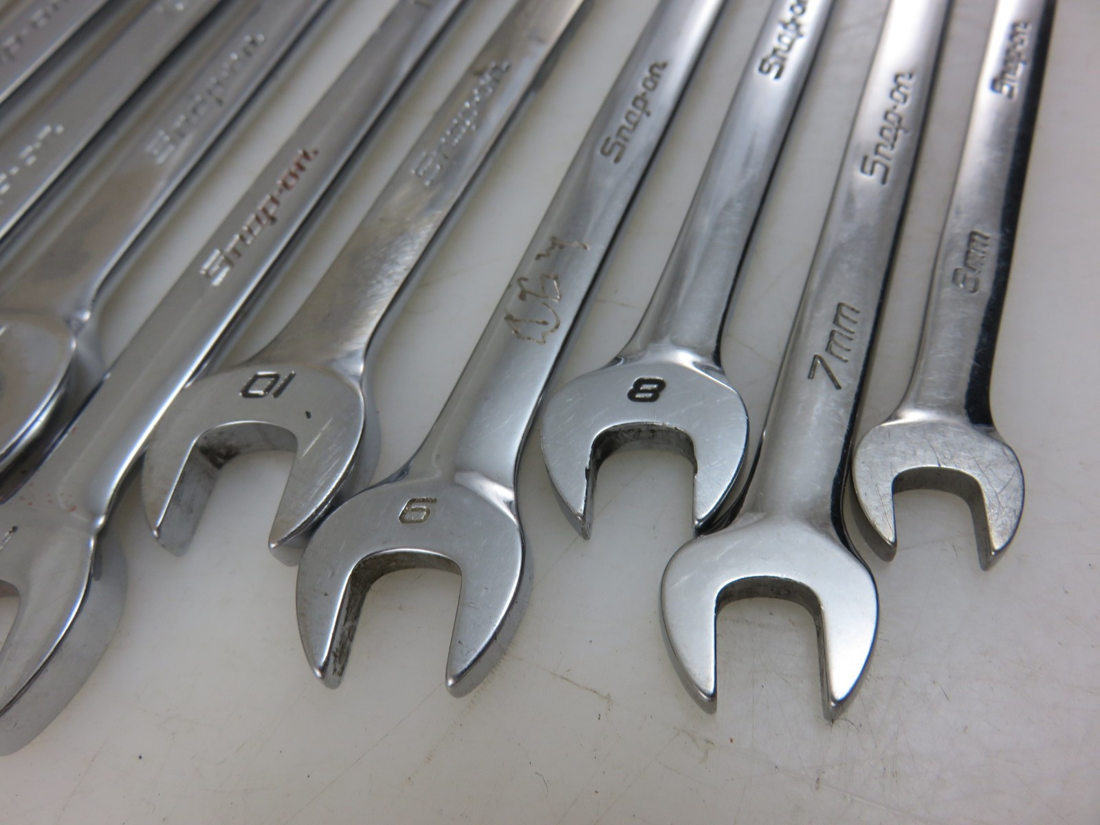 Snap-On OEXM SHORT Metric Combination Wrench 6mm-19mm 12pc Set Made In USA