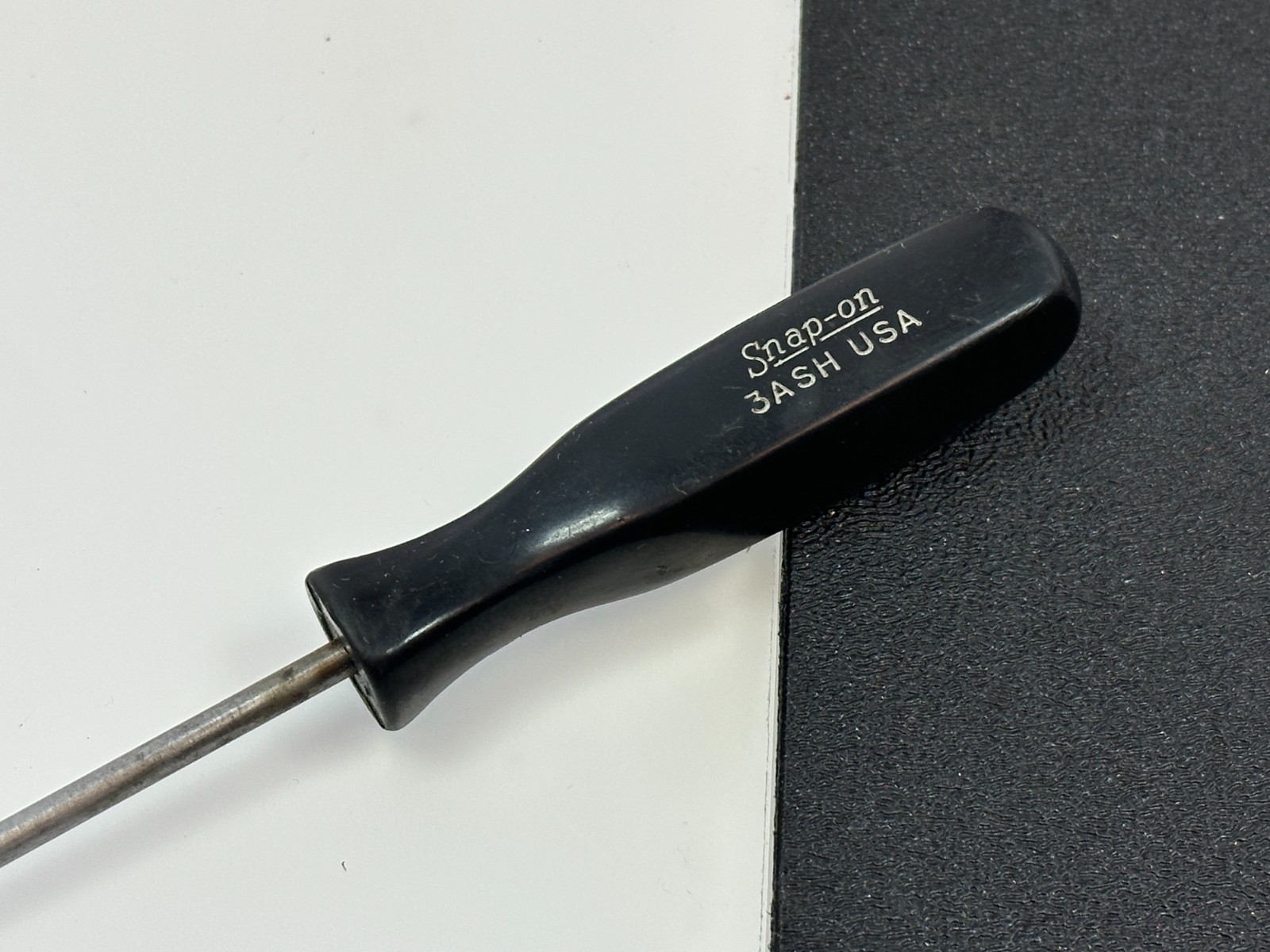 Snap On Tools USA 3ASH Black Hard Handle Miniature Hook Pick