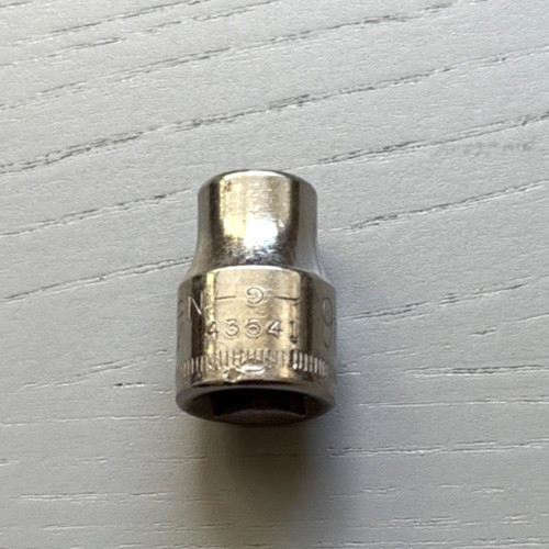 Craftsman #43541 9mm Shallow Socket 6 Point 3/8″ Drive G-Series USA Made