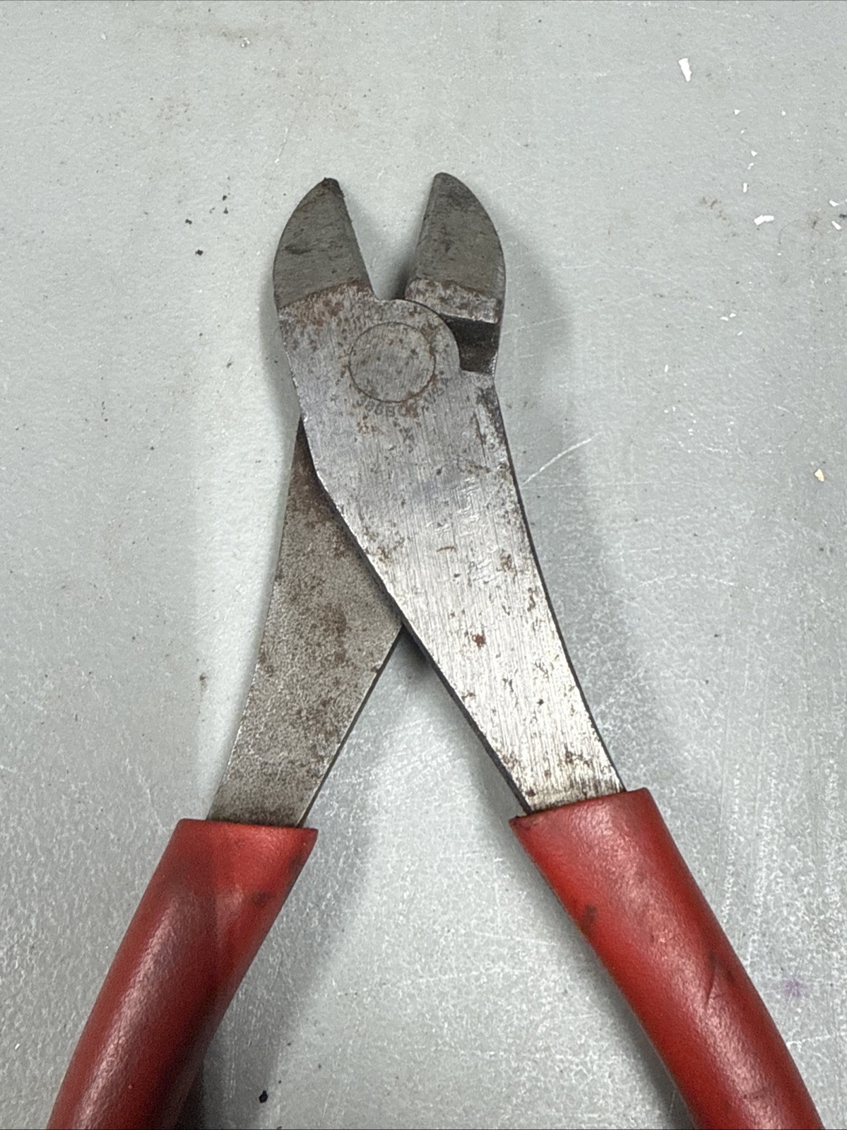 🇺🇸 Snap On Tools HIGH Leverage Diagonal Cutters Pliers 8″ Long Wire Side Red