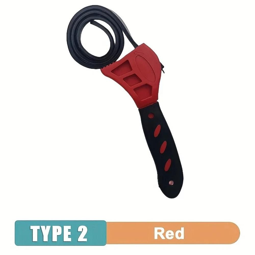 6 Inch Adjustable Strap Wrench Oil Filter Remover Spanner Tool