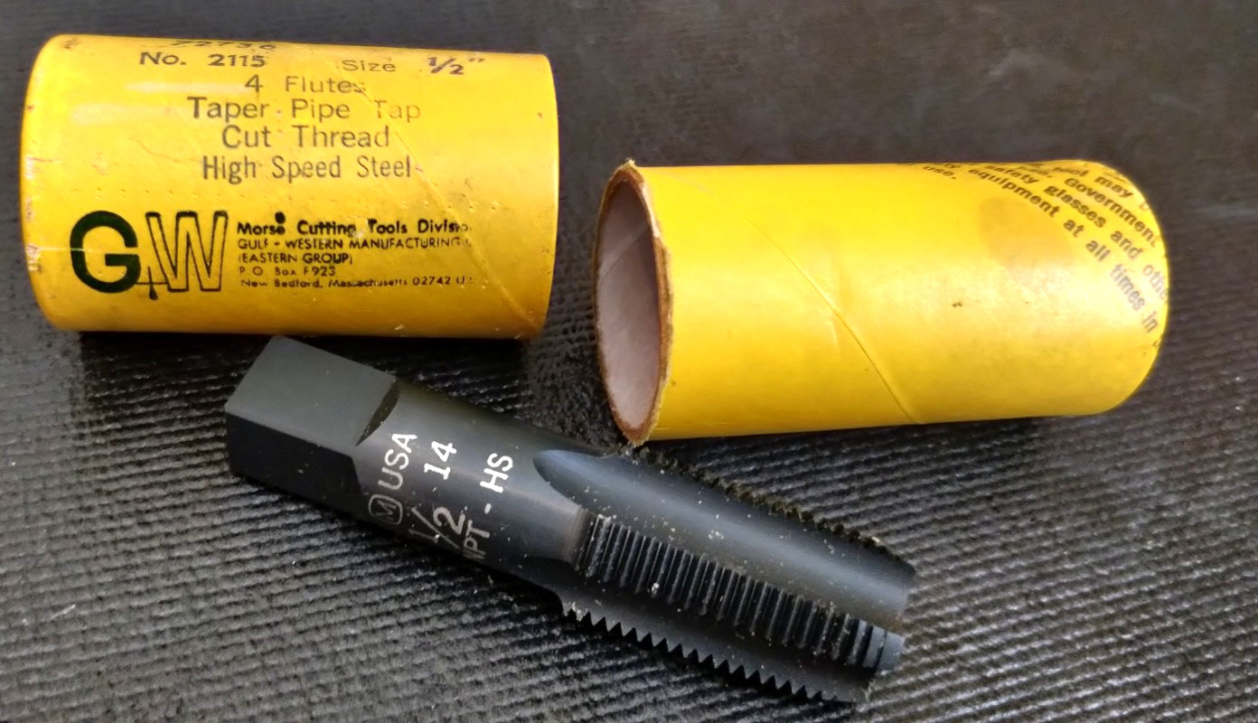 MORSE USA🇺🇸 1/2″ -14 NPT Pipe tape High Speed Steel