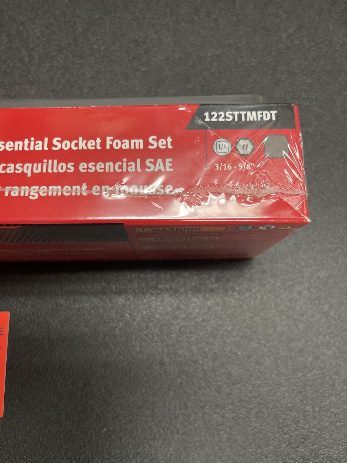New Snap-on 22pc 1/4″ dr. SAE Shallow & Deep Socket Set Dark Titanium 122STTMFDT