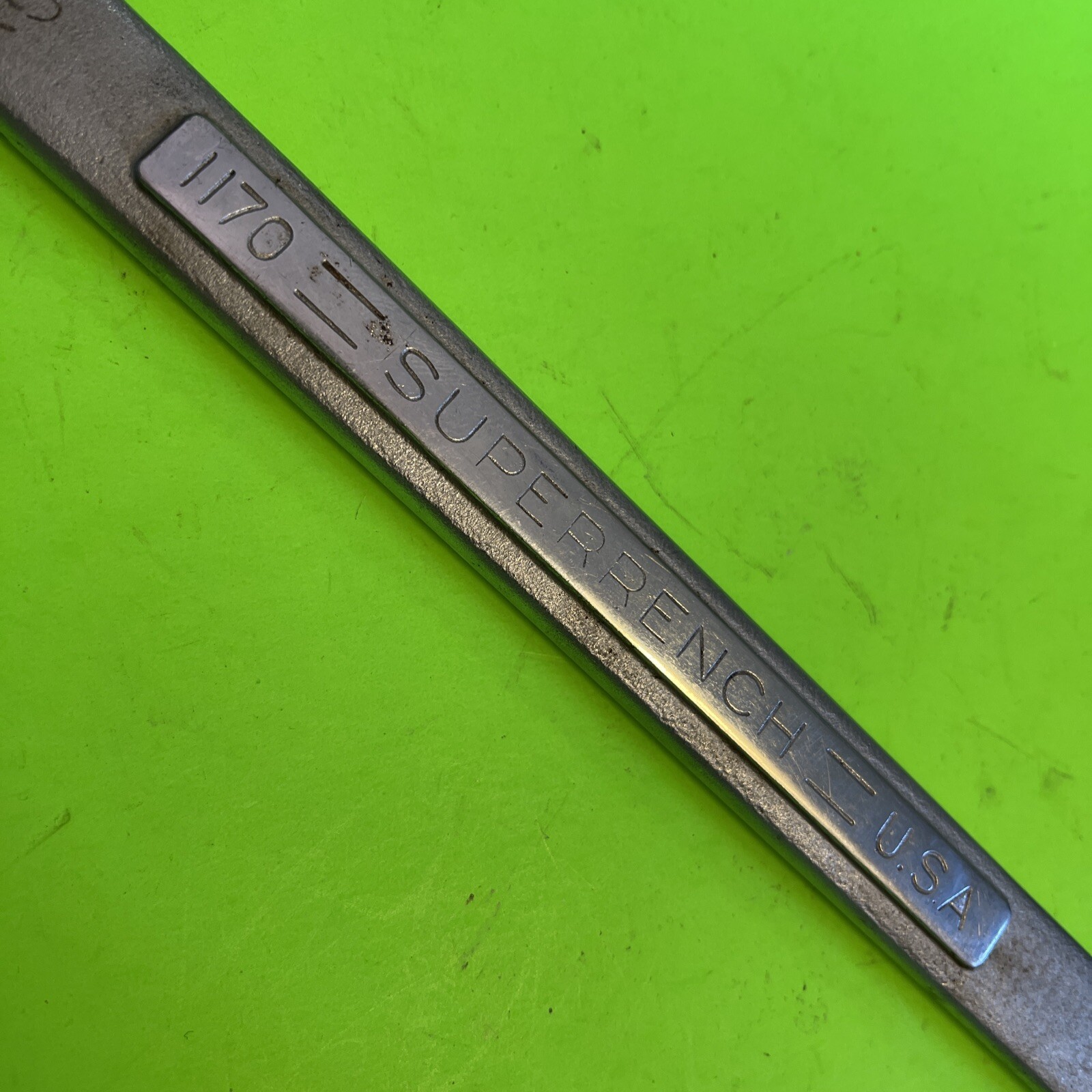 JH Williams Superrench – 1” Combination Wrench, 12 Point , Part# 1170 Vtg USA