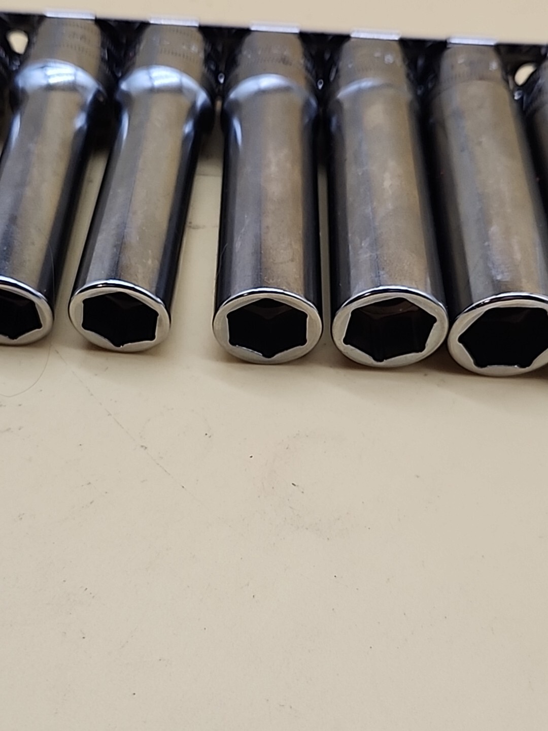 Snap-On Tools 1/2″ DRIVE 17,16,15,14,13,12,11mm 6 POINT DEEP SOCKET Set 7ea
