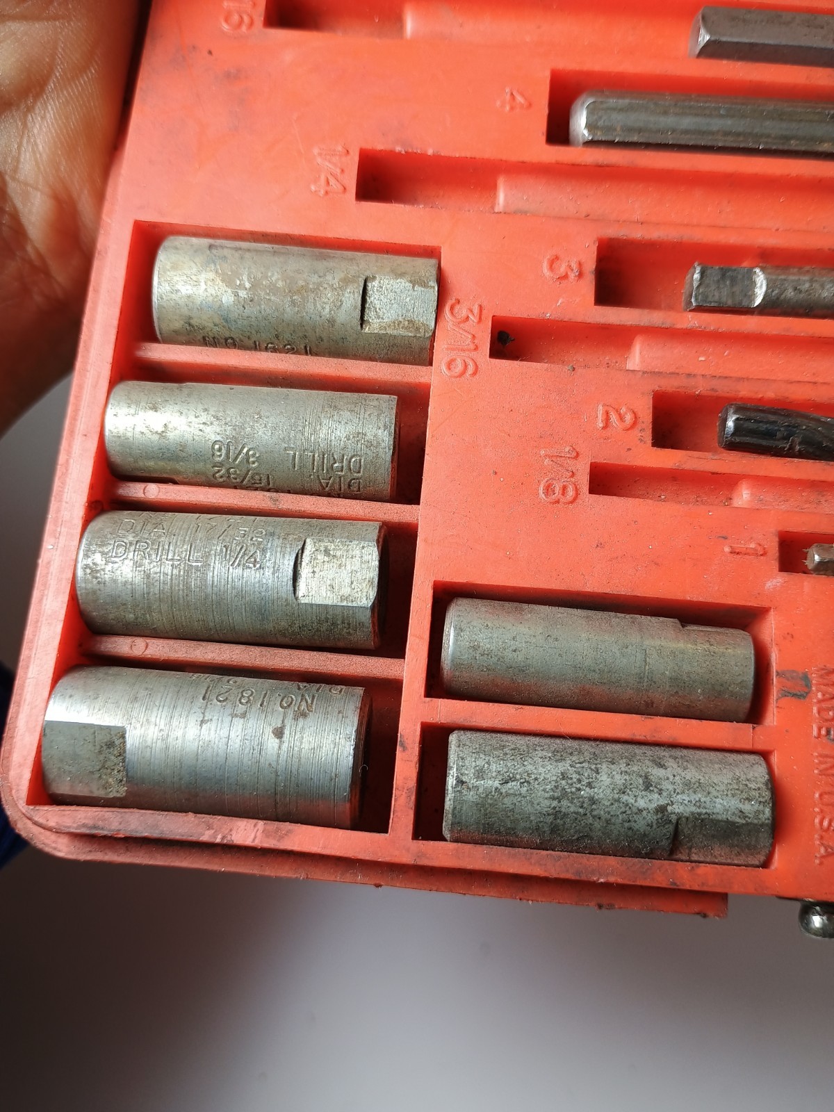Blue Point By Snap-on Tools USA 1020 Screw Extractors Set Incomplete See Photos*
