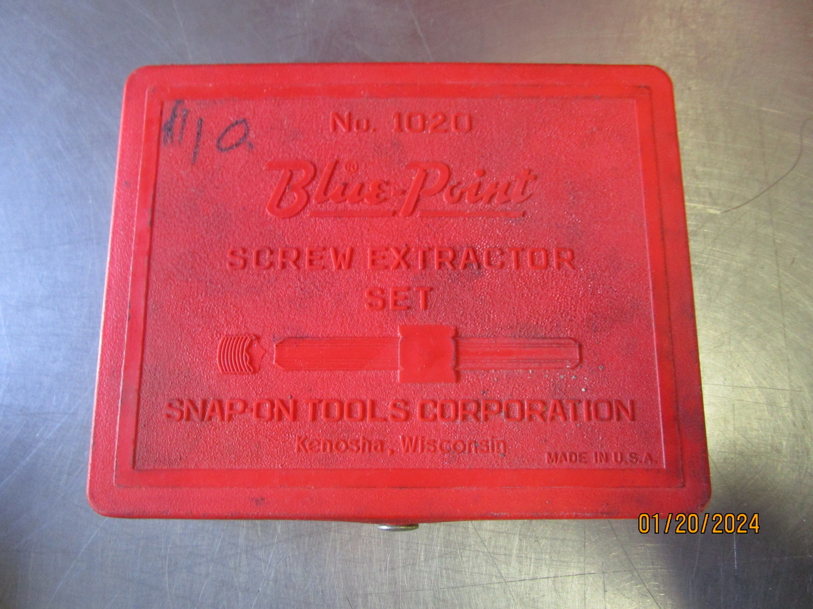Blue Point By Snap On Screw Extractor Set No 1020