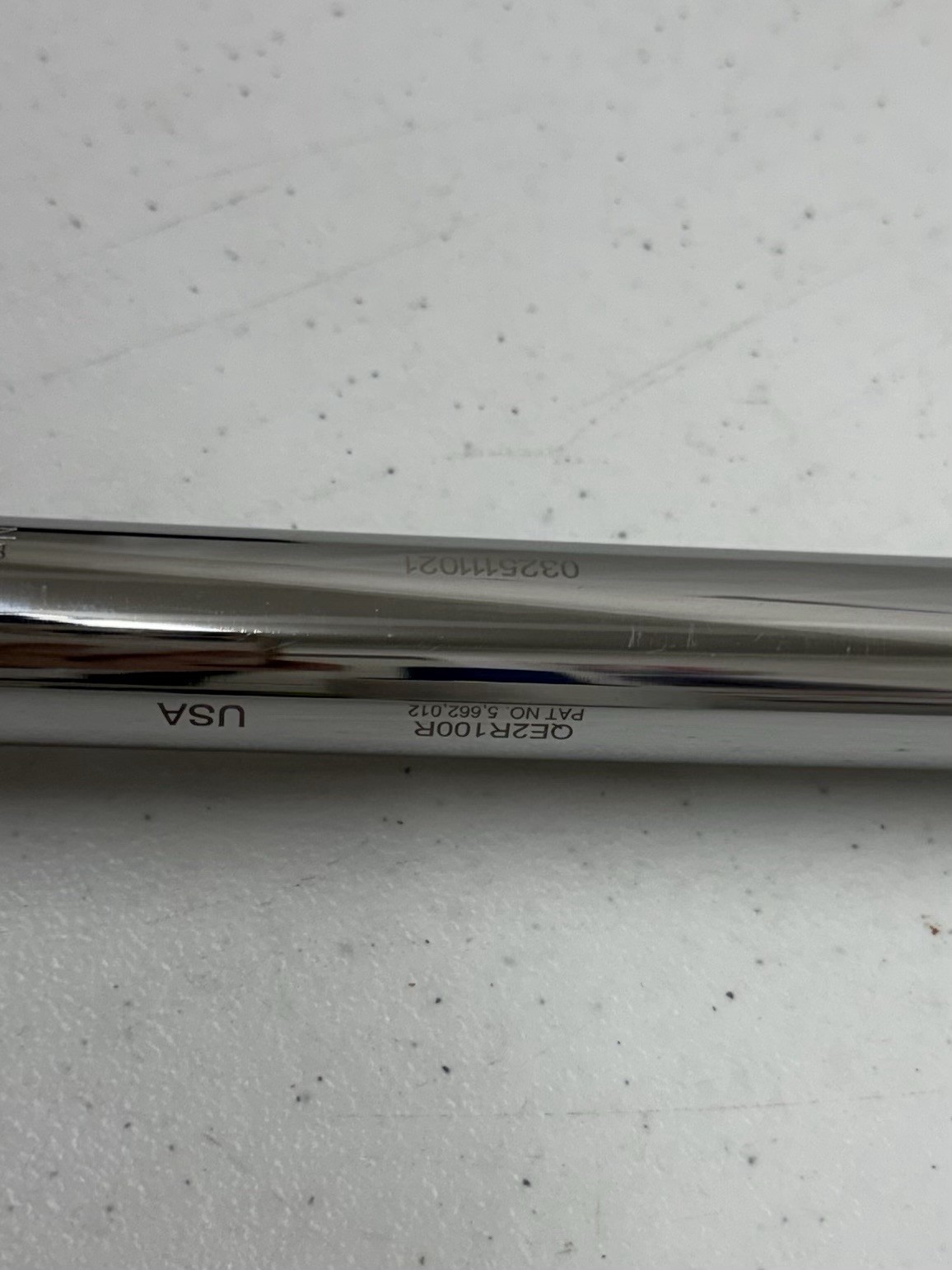 Snap On 3/8” Dr RED Adjustable Click Type Torque Wrench #QE2R100R
