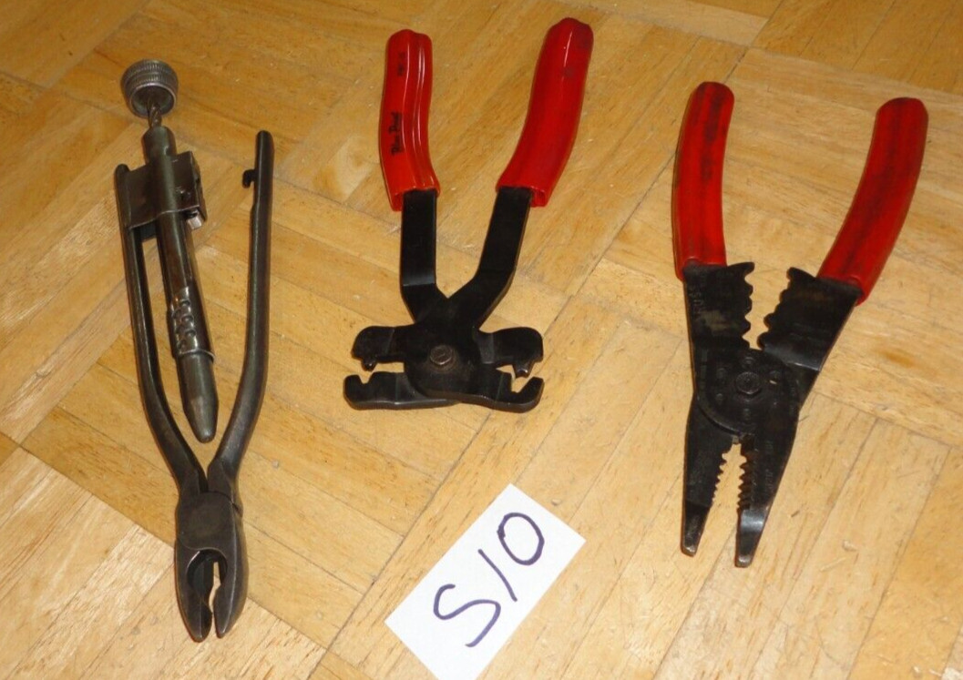 BLUE-POINT TOOLS 3 PIECE AVIATION WIRE TWISTER, TERMINAL, WIRE STRIPPER CRIMPER