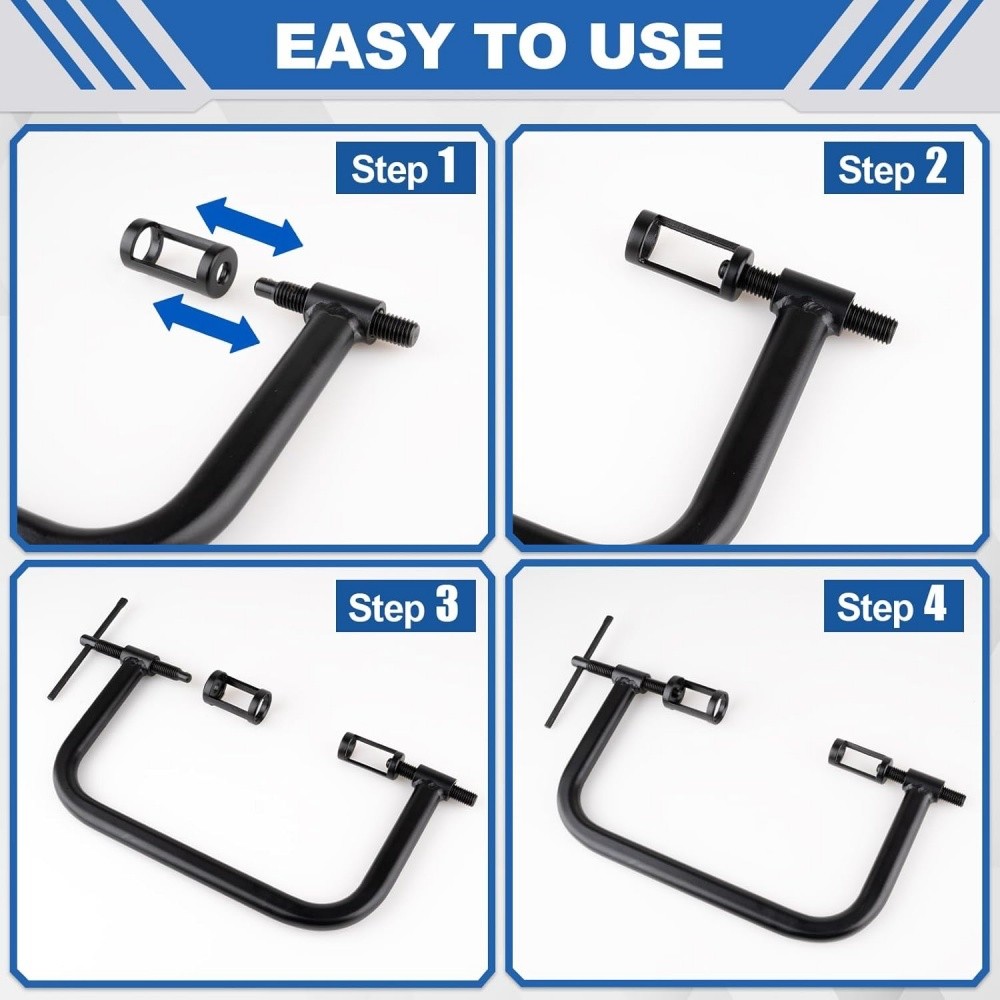 Valve Spring Compressor Set, 12PCS Clamp Removal Tool with…
