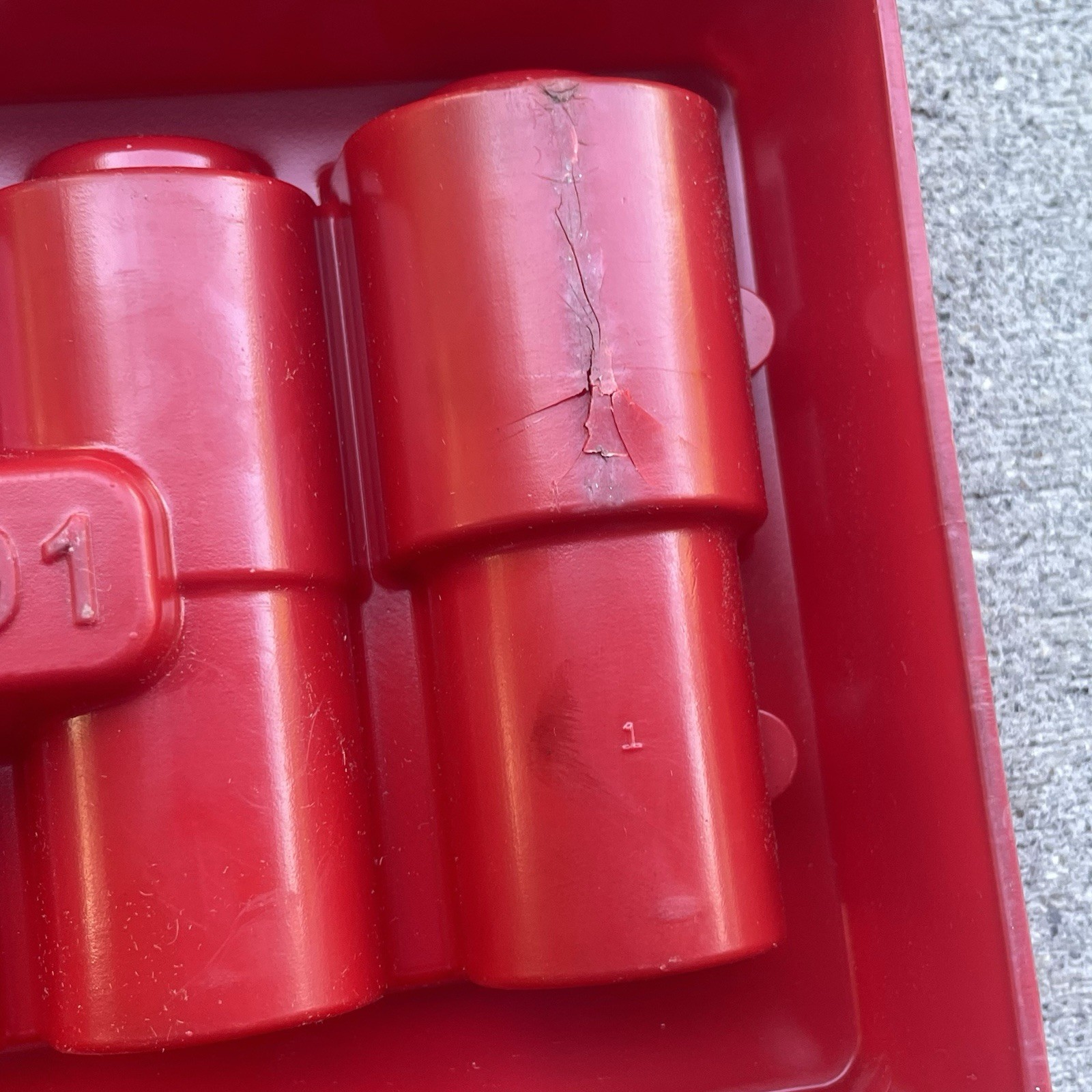 Snap On 1/2″ Drive Wobble Sockets SAE 9/16 to 1 1/8 Inch Set 3071PLY–Missing 1