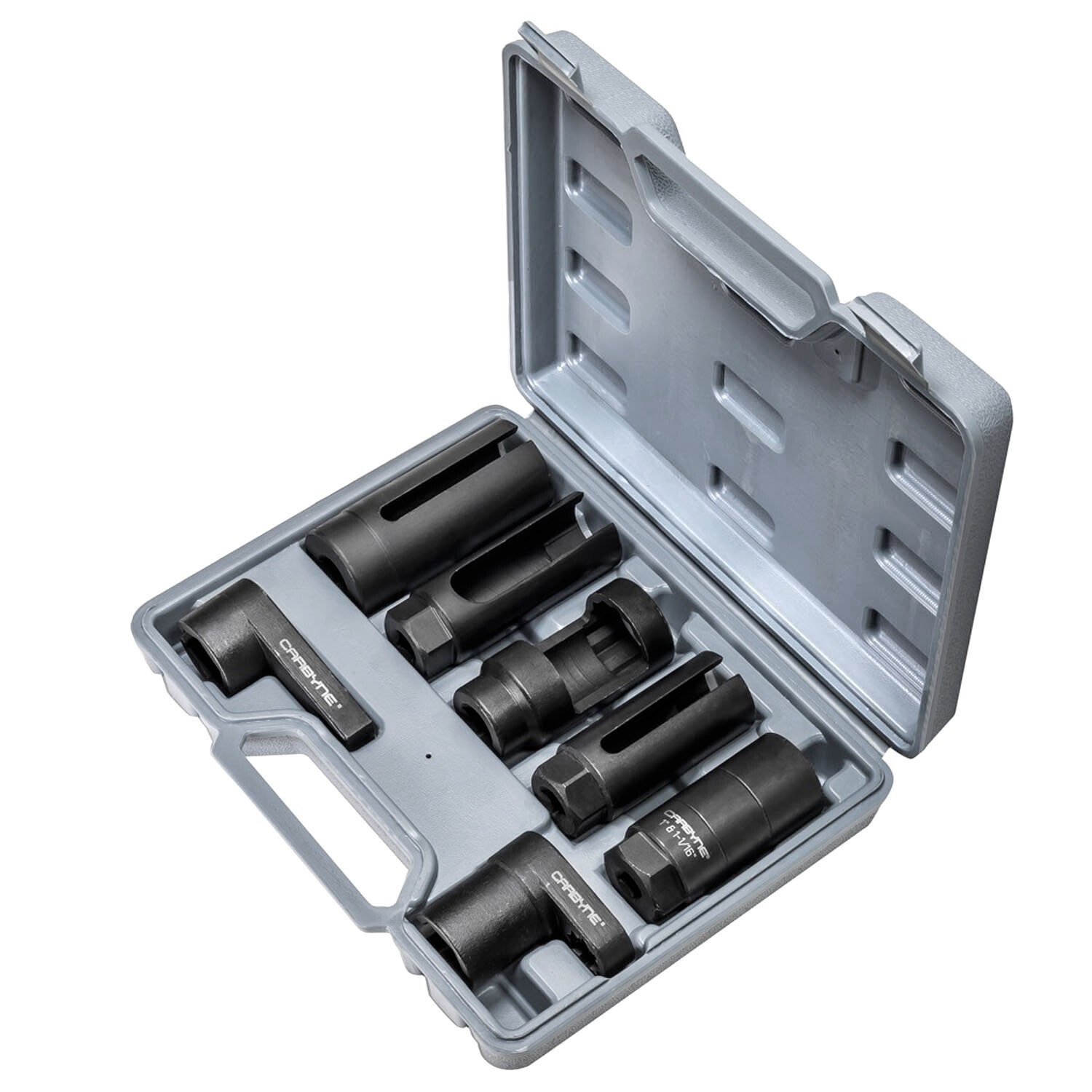 Carbyne 7 Piece Oxygen Sensor & Sending Unit Socket Set, Chrome Molybdenum Steel