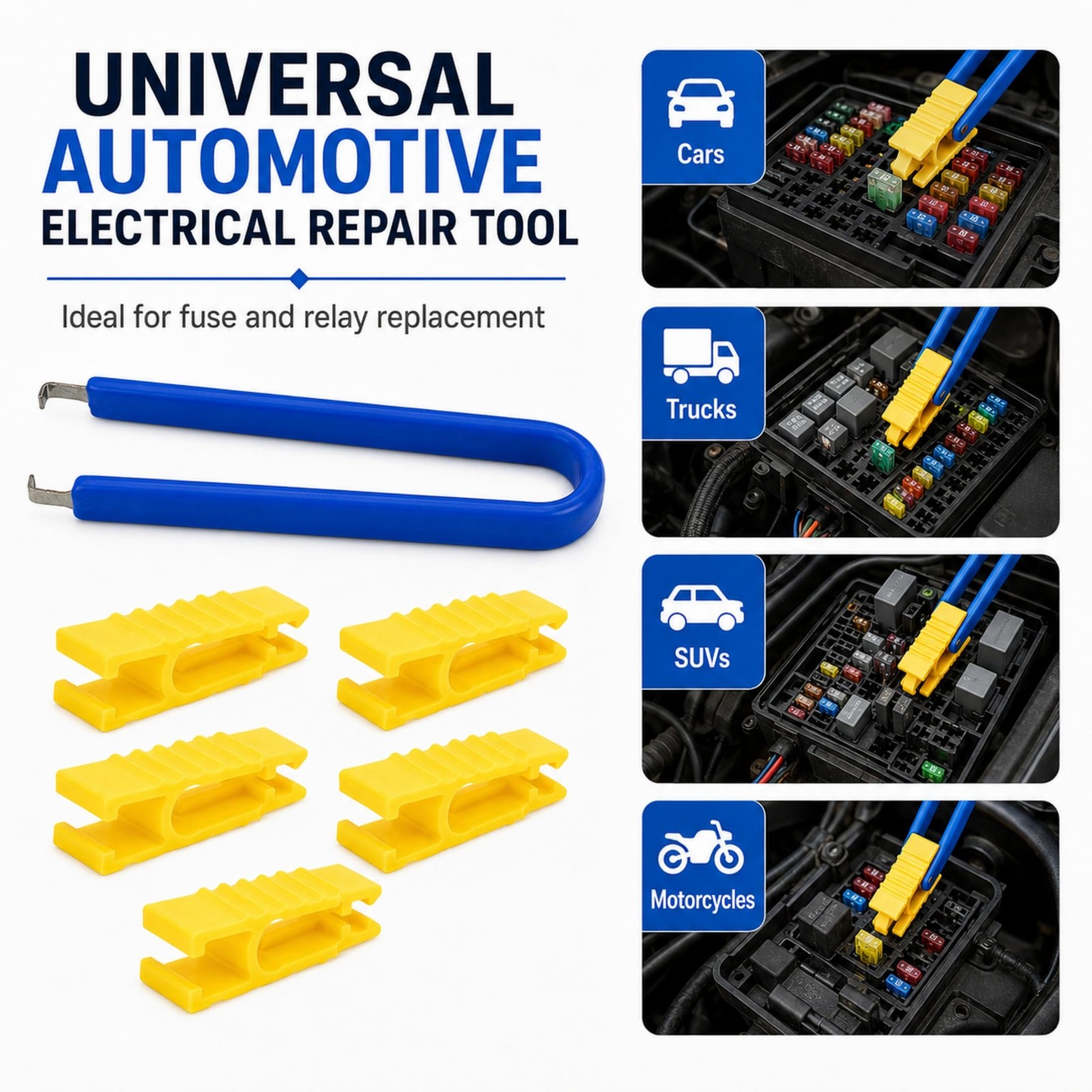 Automotive Fuse Puller Set 6-Pack