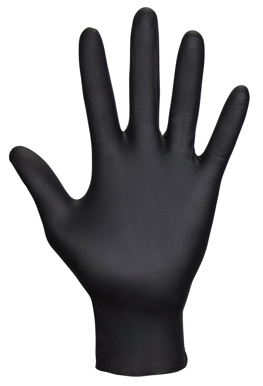 SAS Safety 66516 Raven Powder-Free Nitrile Gloves, Small, 100 Pack , Black