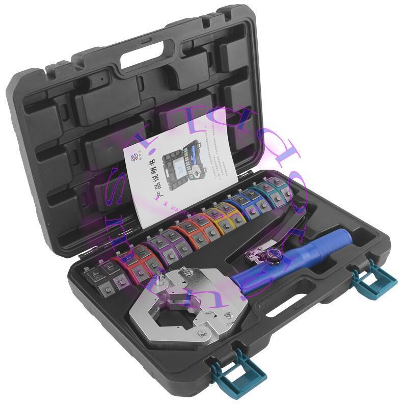 New 71500 A/C Hose Crimper Tool Kit Manual Hydraulic Crimper Portable Crimping