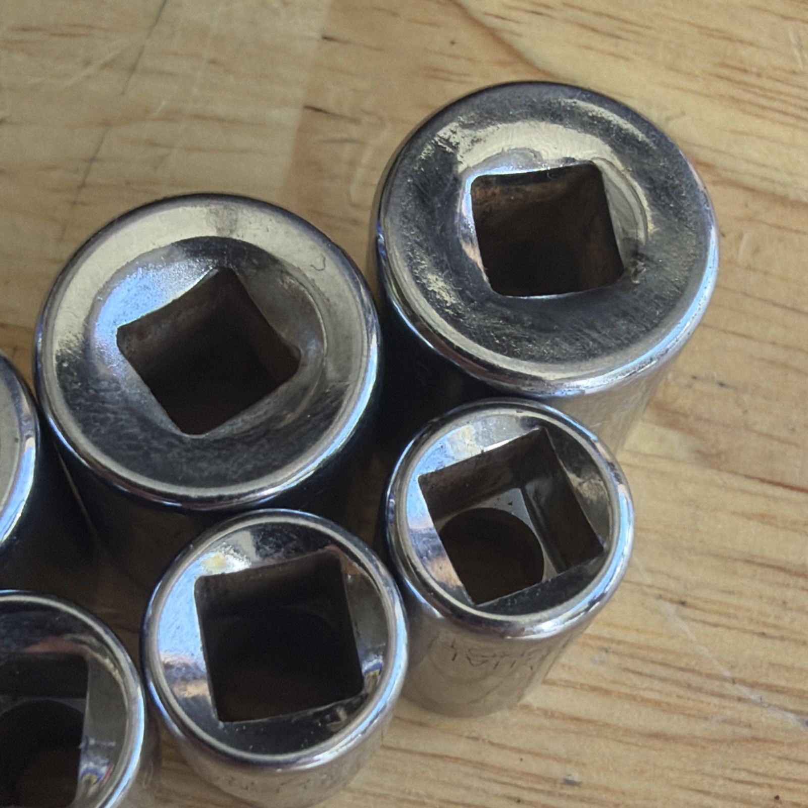 Challenger by Proto Tools Metric Shallow Socket Set 1/4″ Drive 4mm to 13mm USA
