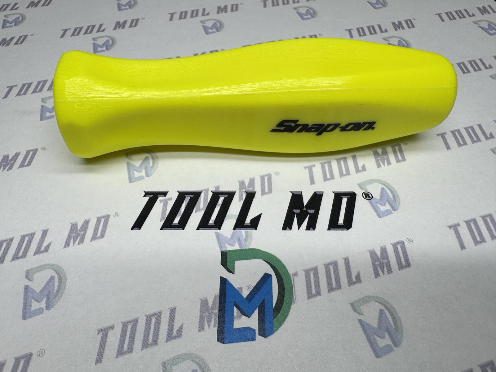 Snap-on Tools USA RARE 1/2” Drive HI VIS YELLOW Hard Grip Ratchet Handle SHFD80A