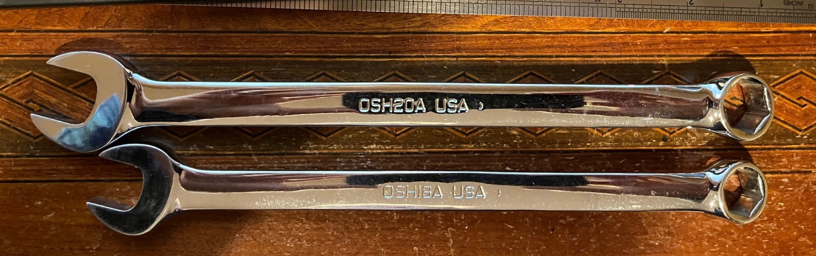 Vintage Snap-on OSH709A 6 Point Combination Wrench Set 9-Piece 5/16″-3/4″