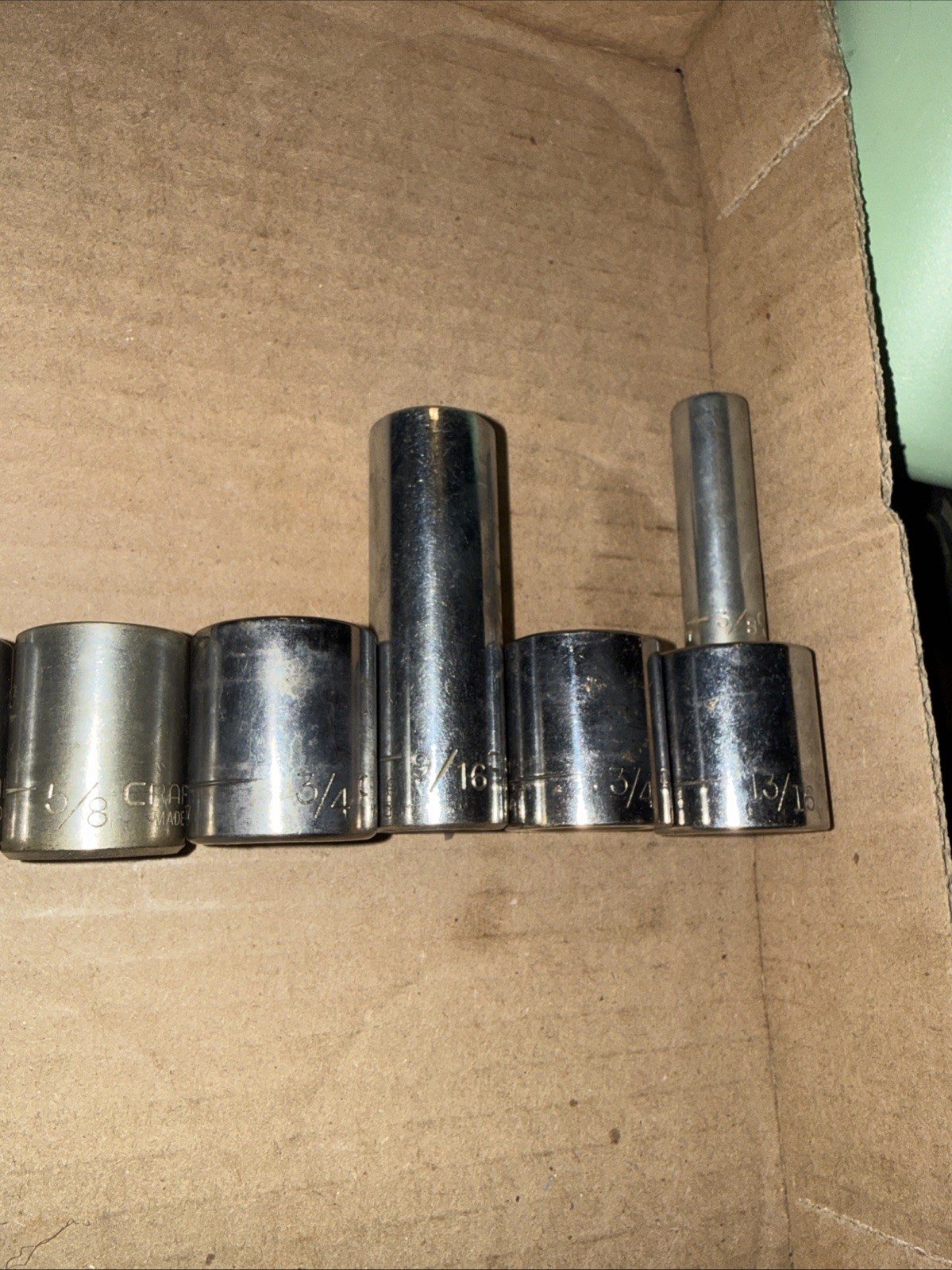 Set Of 28 Craftsman Assorted Sockets Various Sizes
