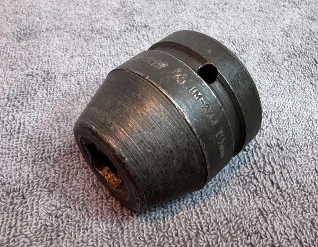 Snap On Tools IM243 – 1″ Drive Shallow Impact Socket – 3/4″ or 19mm
