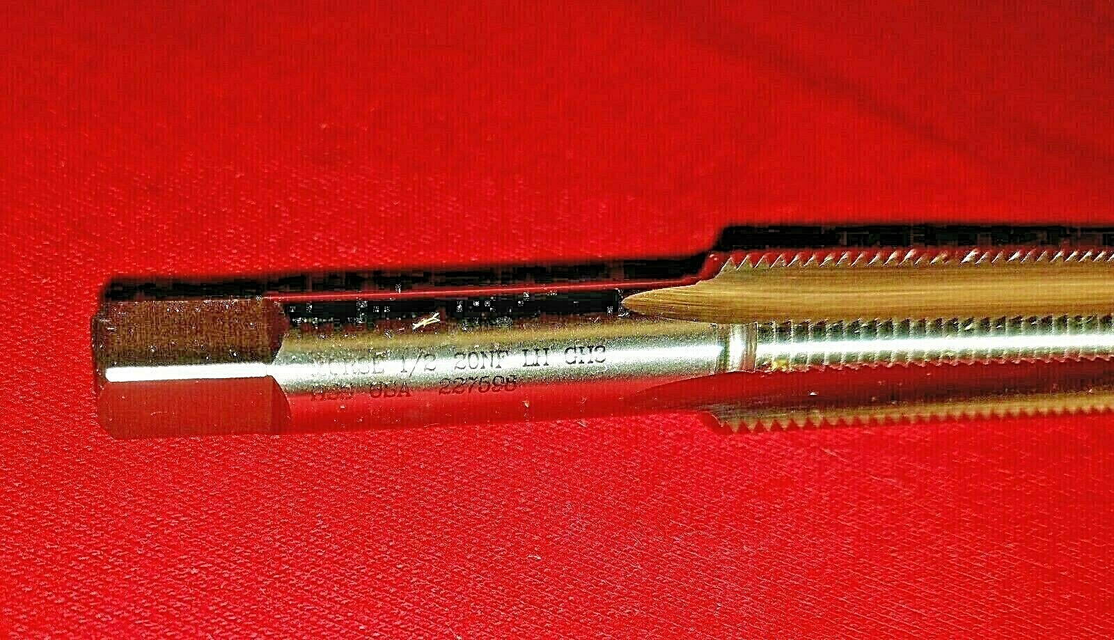 1/2-20 NF LEFT HAND Plug Hand Tap Morse MT3733451 LH HSS 4 Flute GH3 USA