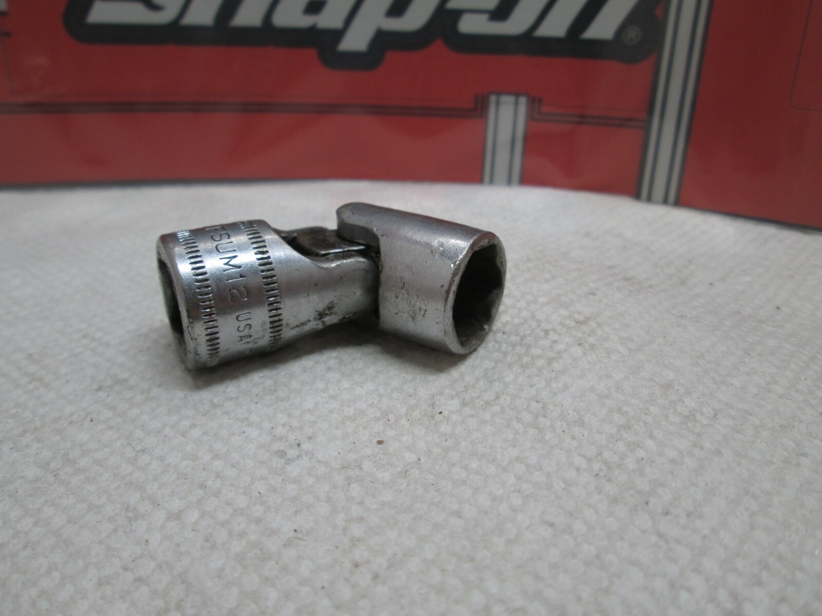 Snap-On Tools USA MPN FSUM12A 3/8 Drive 12mm Metric Shallow 6Point Swivel Socket