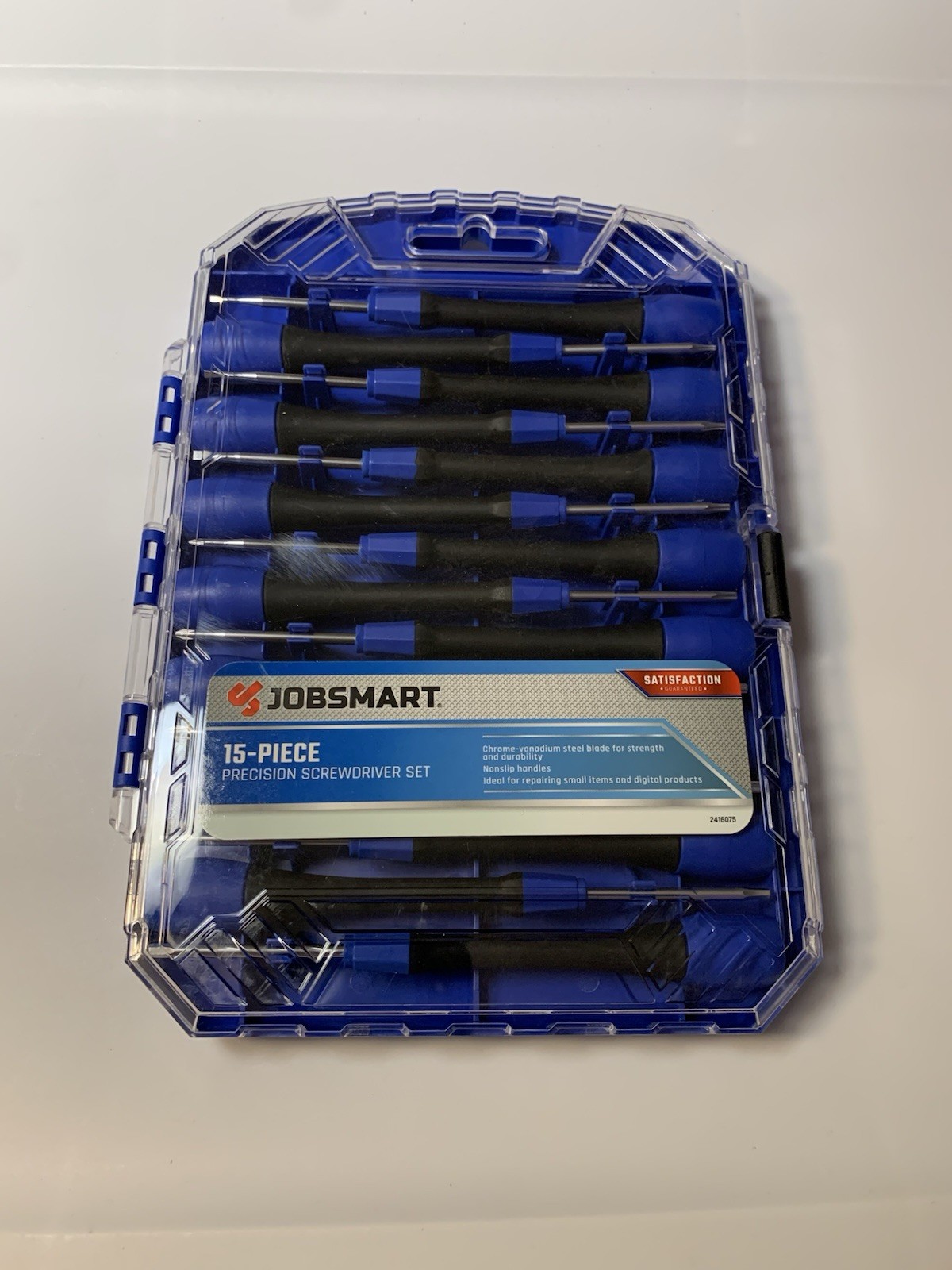 New JOBSMART 15 pc. Precision Screwdriver Set