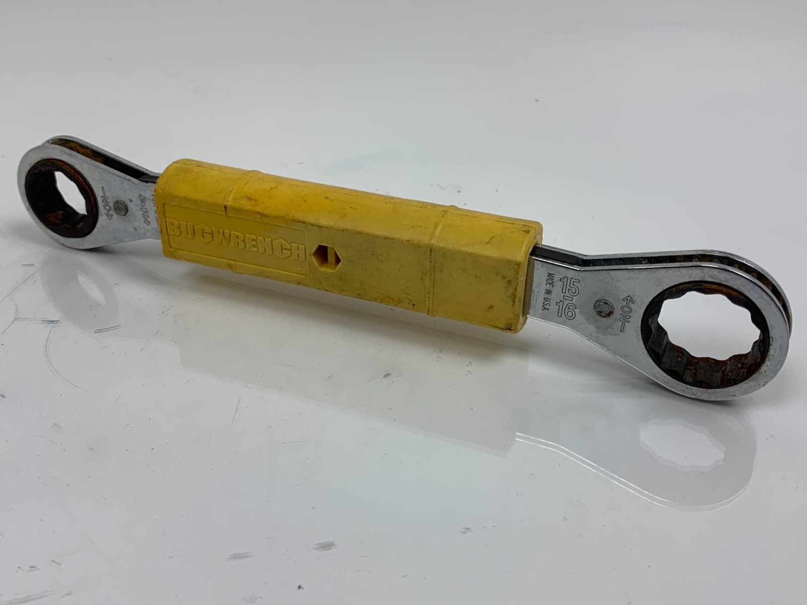 Rauckman Bugwrench BW-2241S 3/4″ x 15/16″ Ratcheting Bug Wrench for Lineman