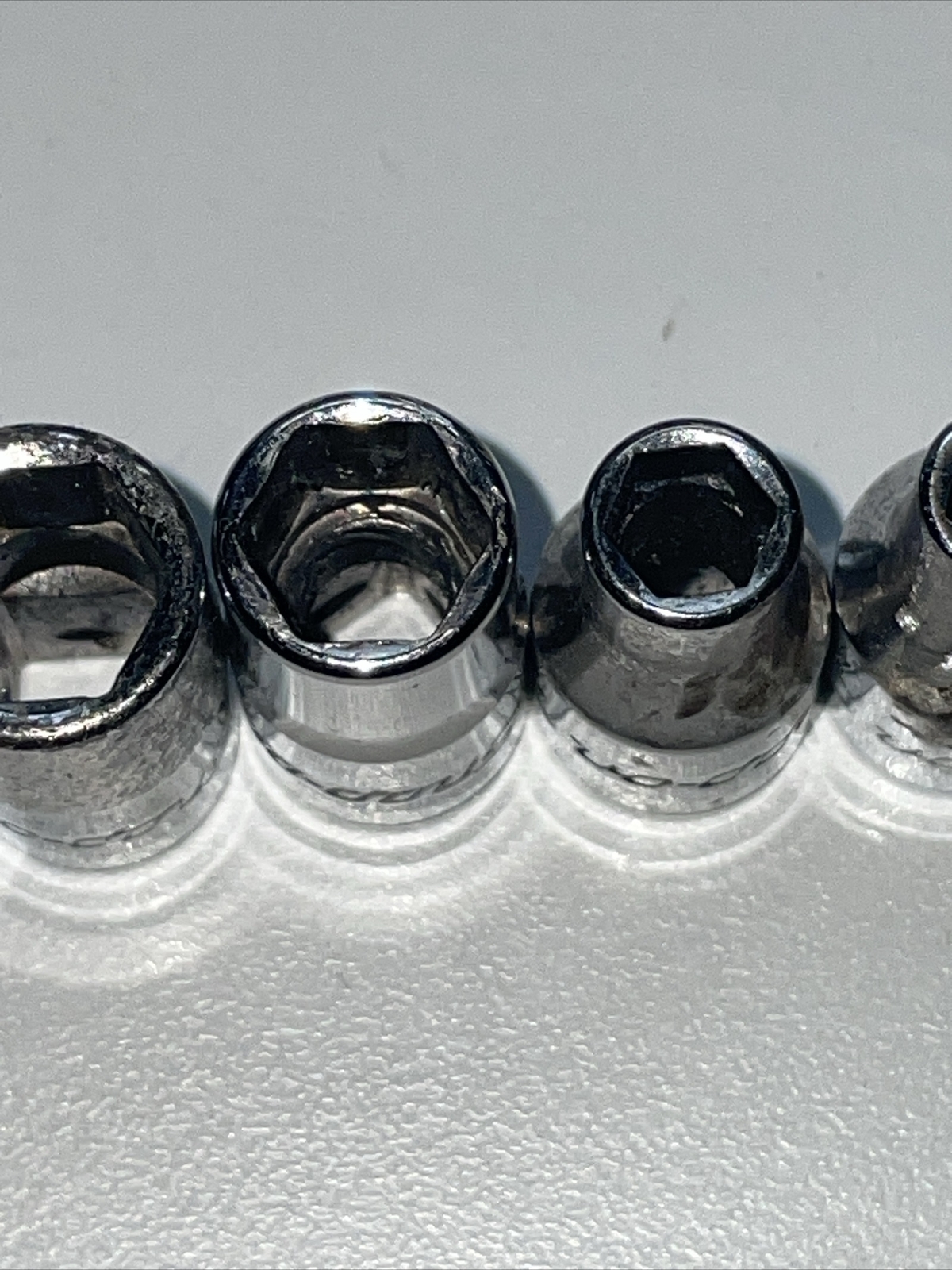 Snap-on 7 Piece 1/4″ Drive Shallow 6 Point Socket Set TM6, TM7, TM10 11 12 14 16