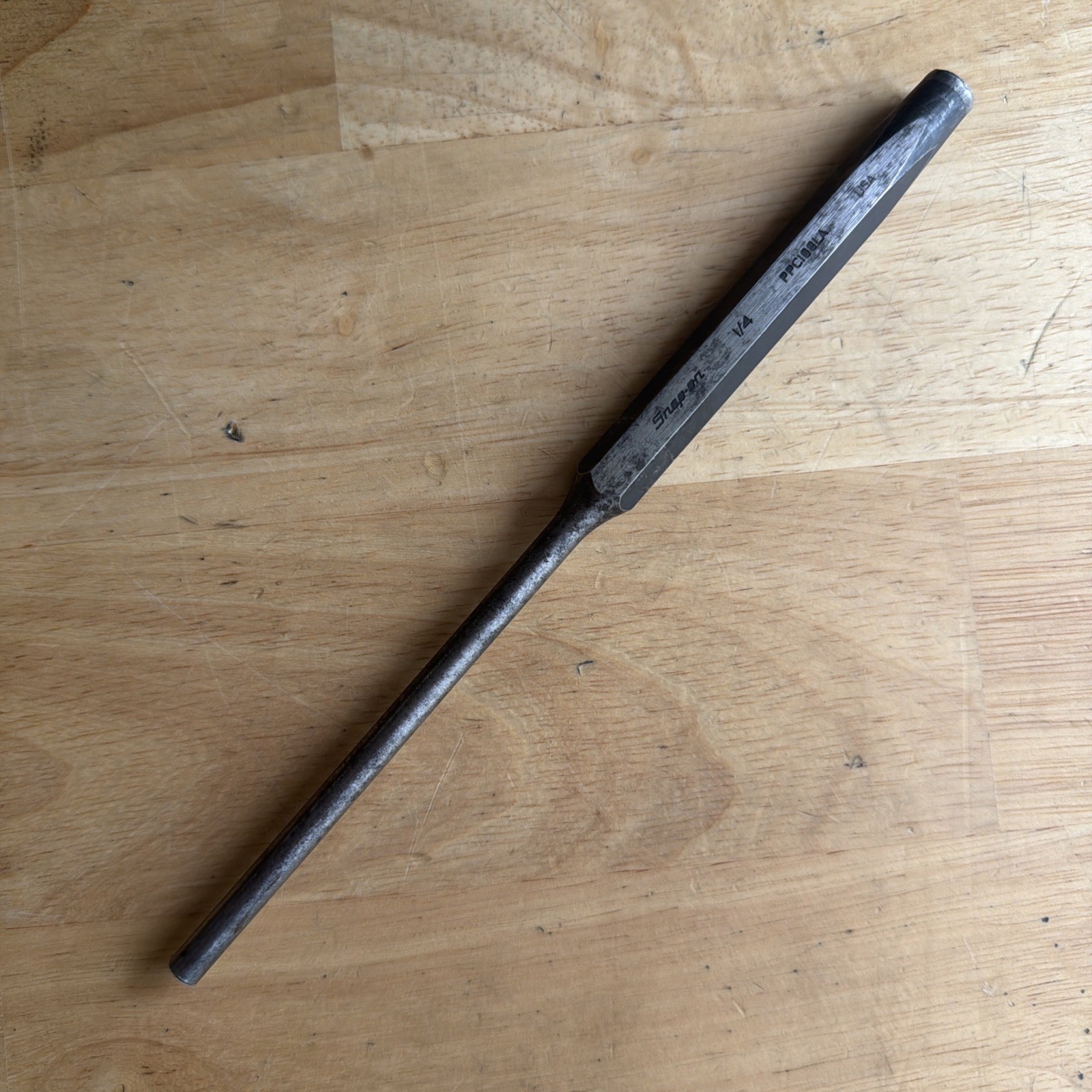 Snap On Tools 1/4″ Long Pin Punch 8-3/16″ Long PPC108LA Made in USA