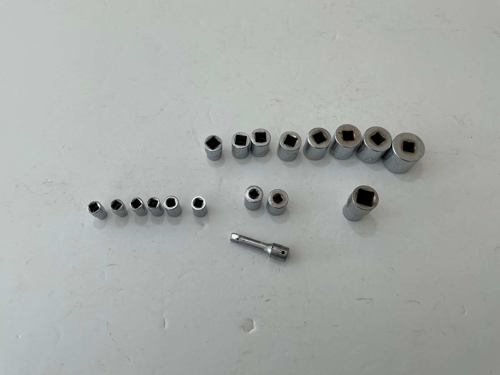 Vtg Asst Par-X sockets 18 pc, 1/4″, 3/8″, & 1/2″ all for $30 OBO