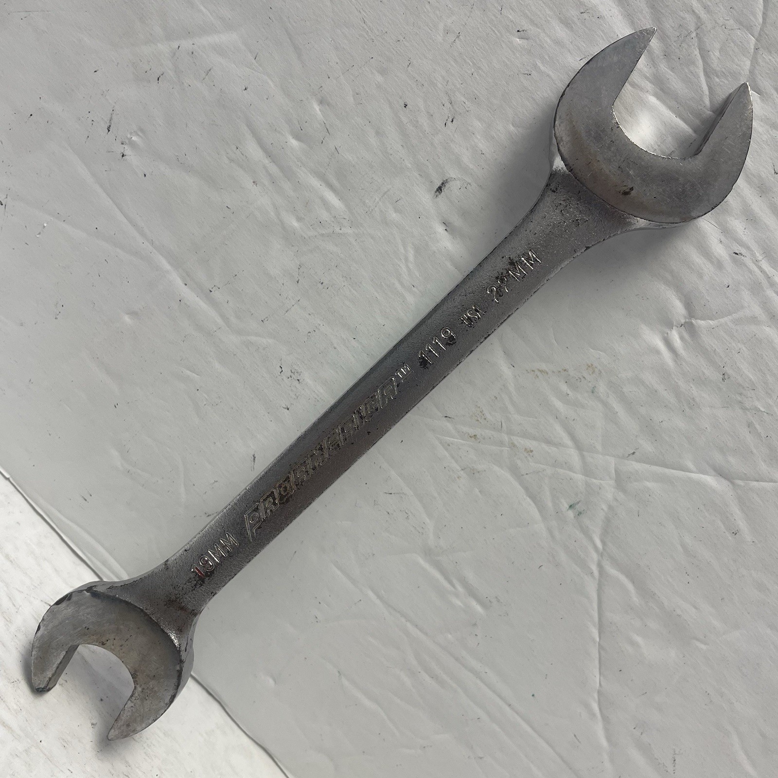 9″ Metric Open End Wrench – Pro America 1119 – (19mm-22mm) – Used – Good
