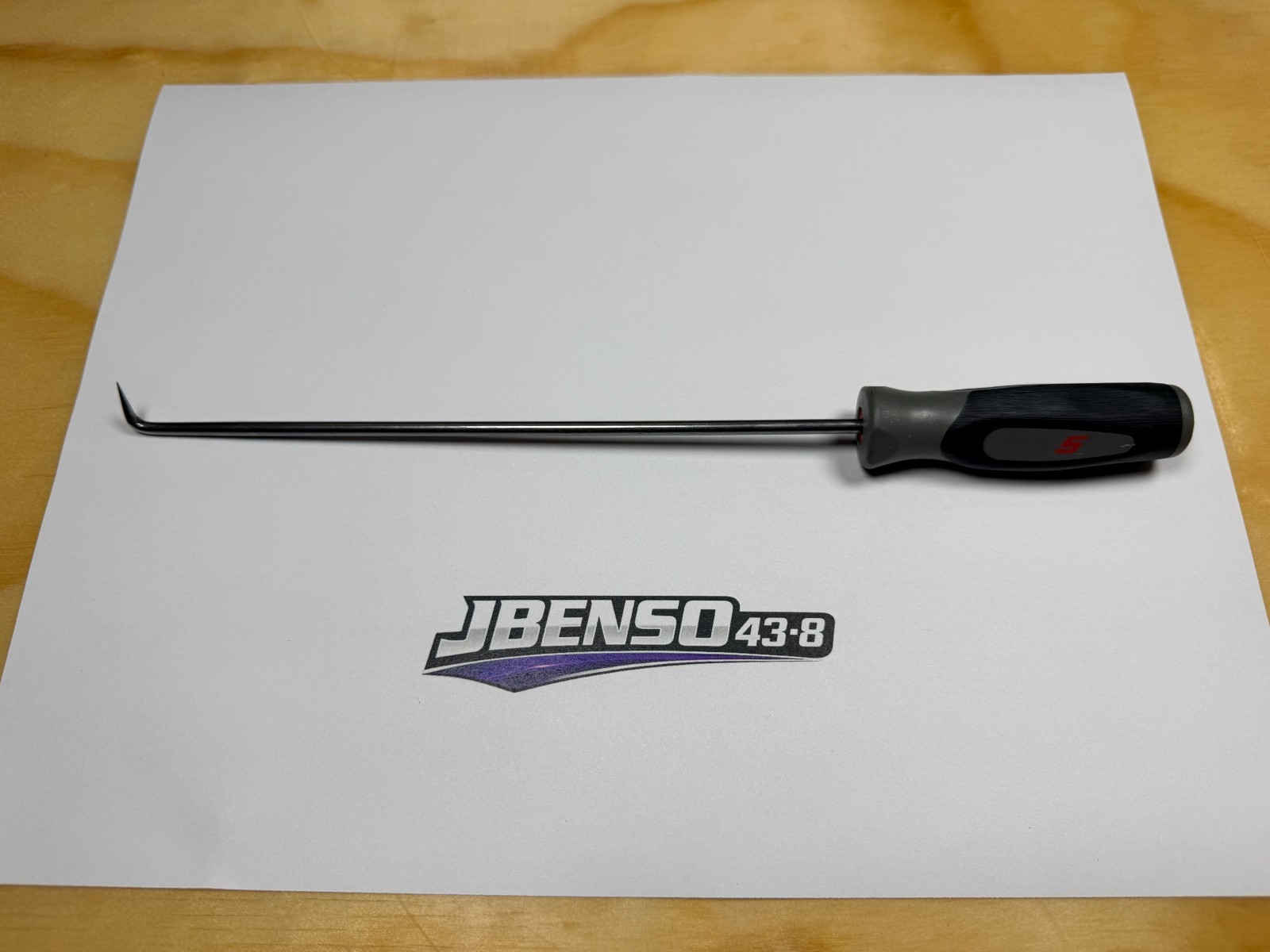 Snap-on Tools NEW DARK TITANIUM 6″ Mini Soft Grip Long 90° Tip Pick SGL3ASH90CDT