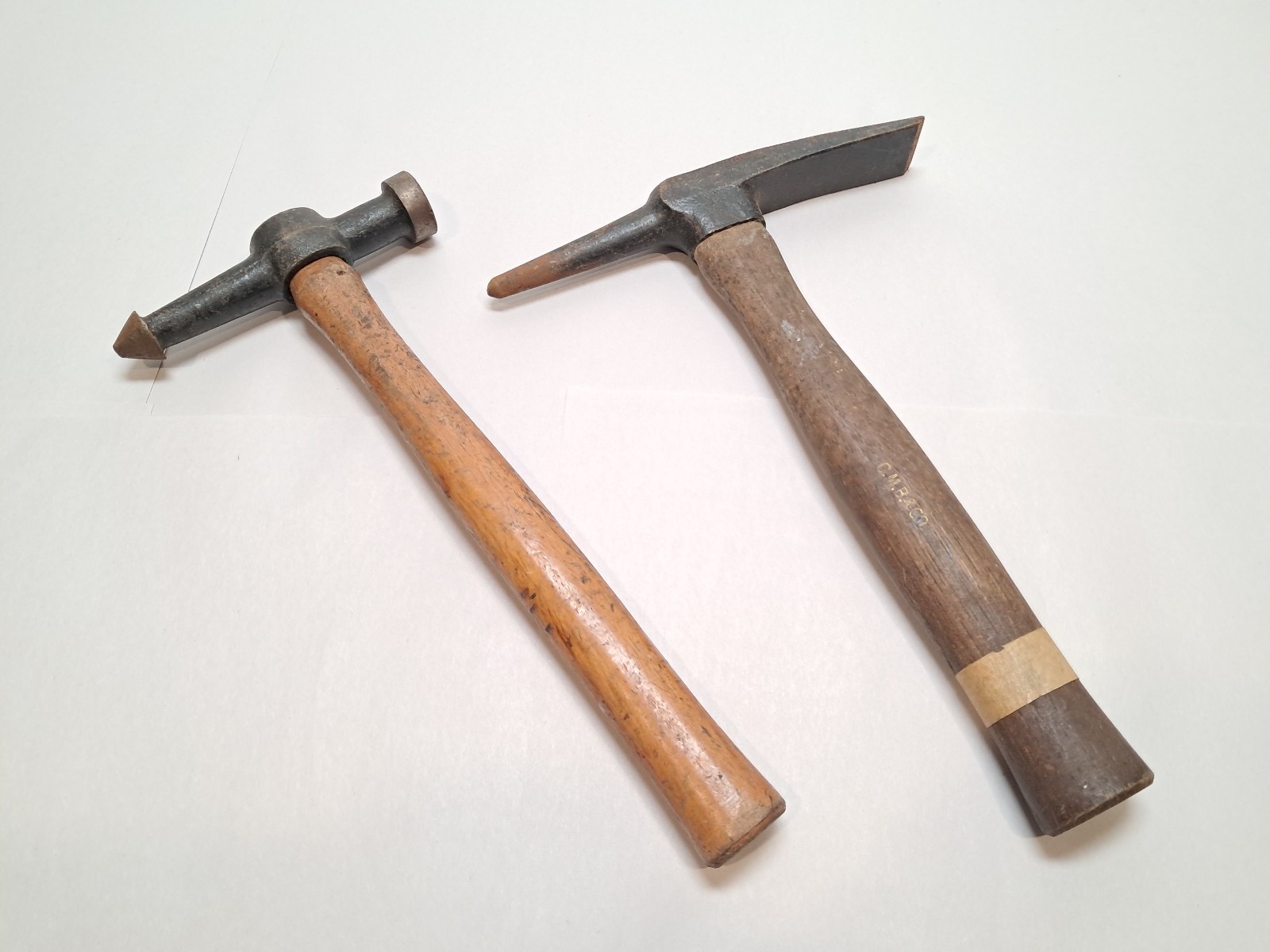 Vtg Bumping & Pick Auto Body Hammer & Vtg CMB & Co Hammer Body Work or Masonry