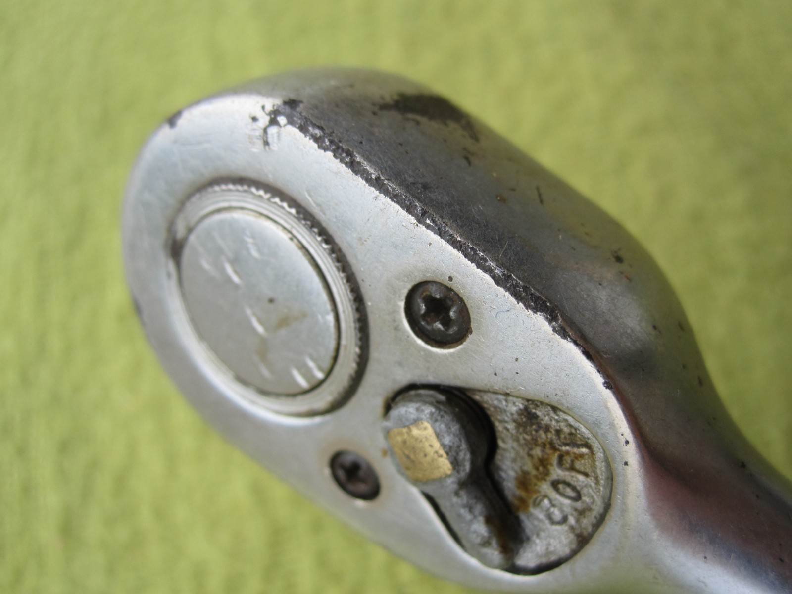 Snap On Vintage Standard 6-7/8″ Long 3/8″ Drive Ratchet USA F-70-M