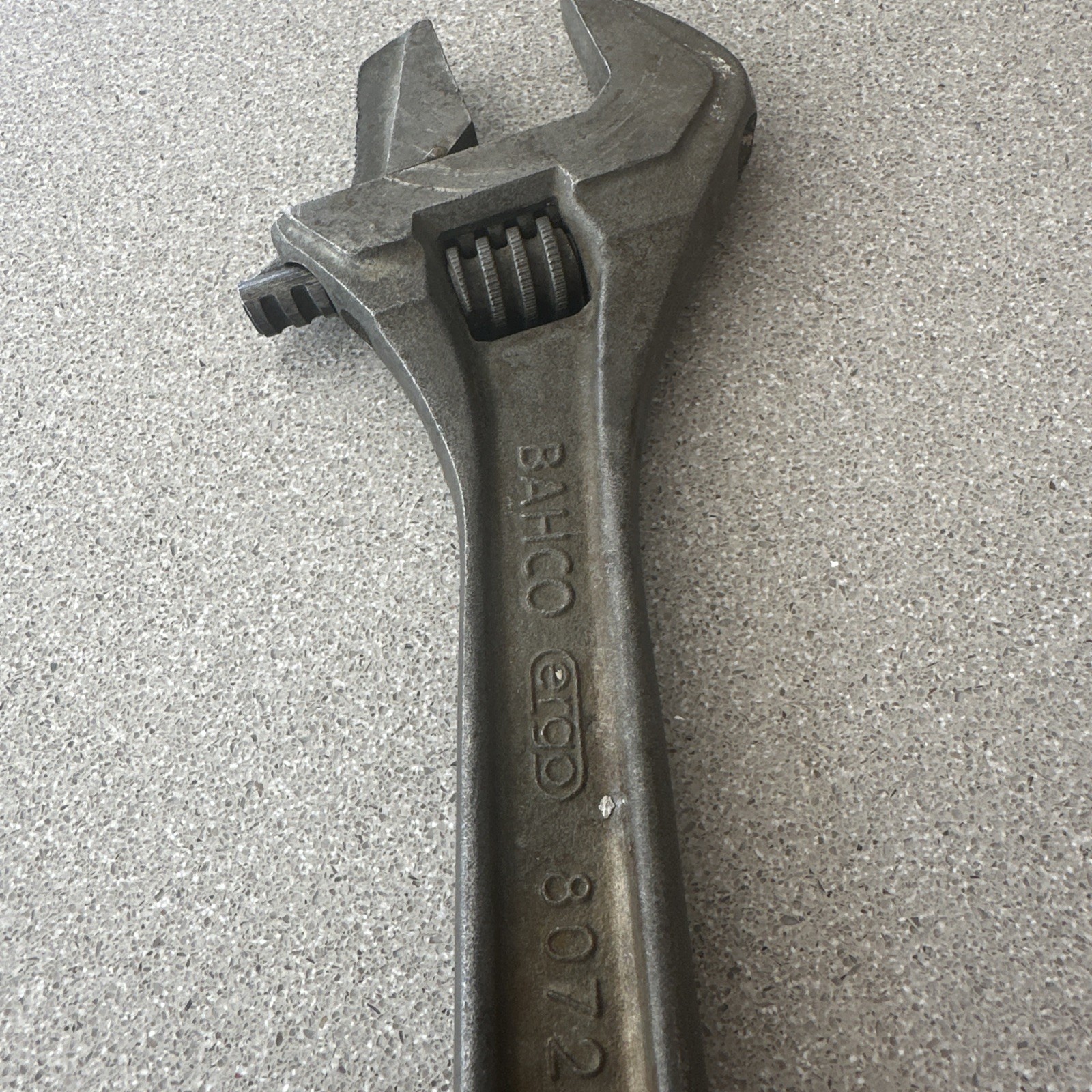 Bahco Ergo 8072 10″ 250mm Adjustable Spanner Wrench Made In Sweden vintage